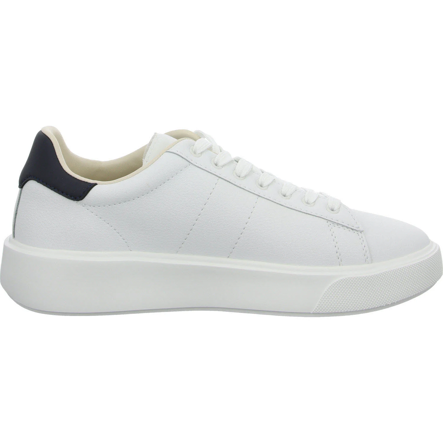 Blauer Herren Schnürschuhe S5BUCK01/LEA BUCK white/navy normal
