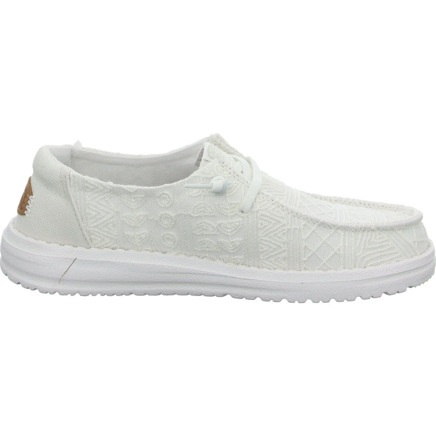 heydude Damen Slipper HD43112-100 Wendy Crochet Lace white weit