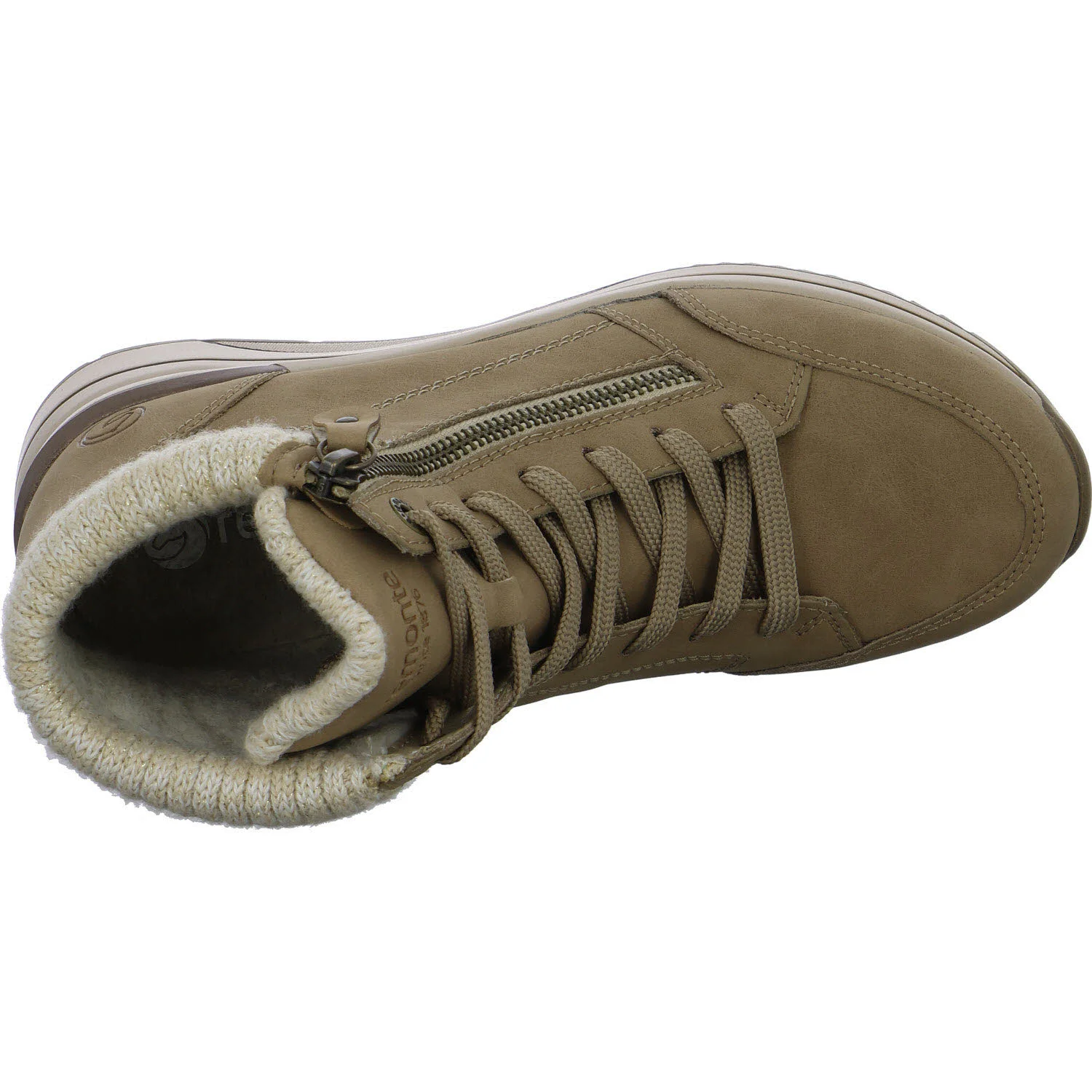 Element 8 von 8 (Bild) – Remonte Damen Schnürstiefel D0T77-21 D0T77 camel/offwhite-metallic/camel H (extra weit)