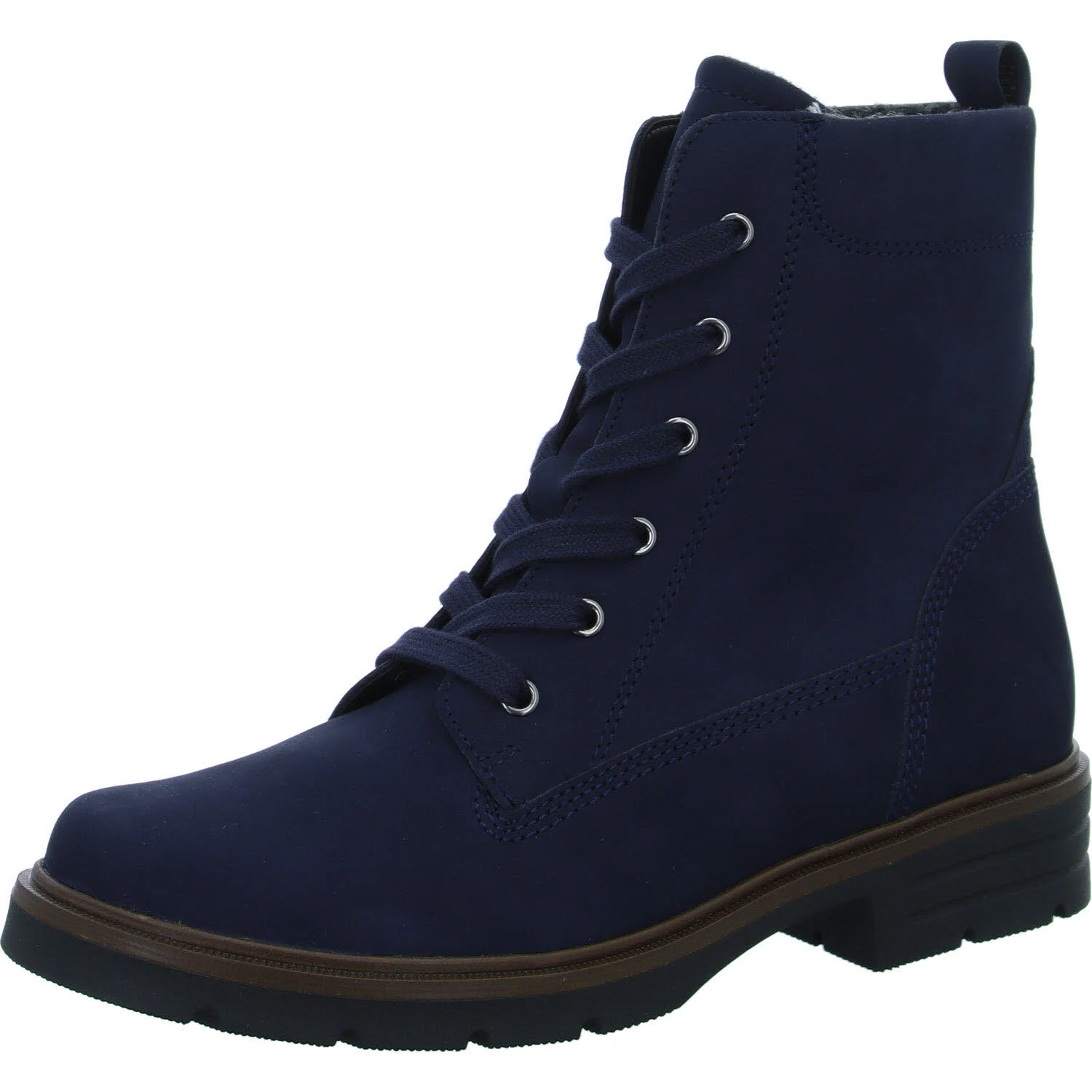 Gabor Damen Schnürstiefel 8052.01.002 8052.01 marine F (schmal/normal)