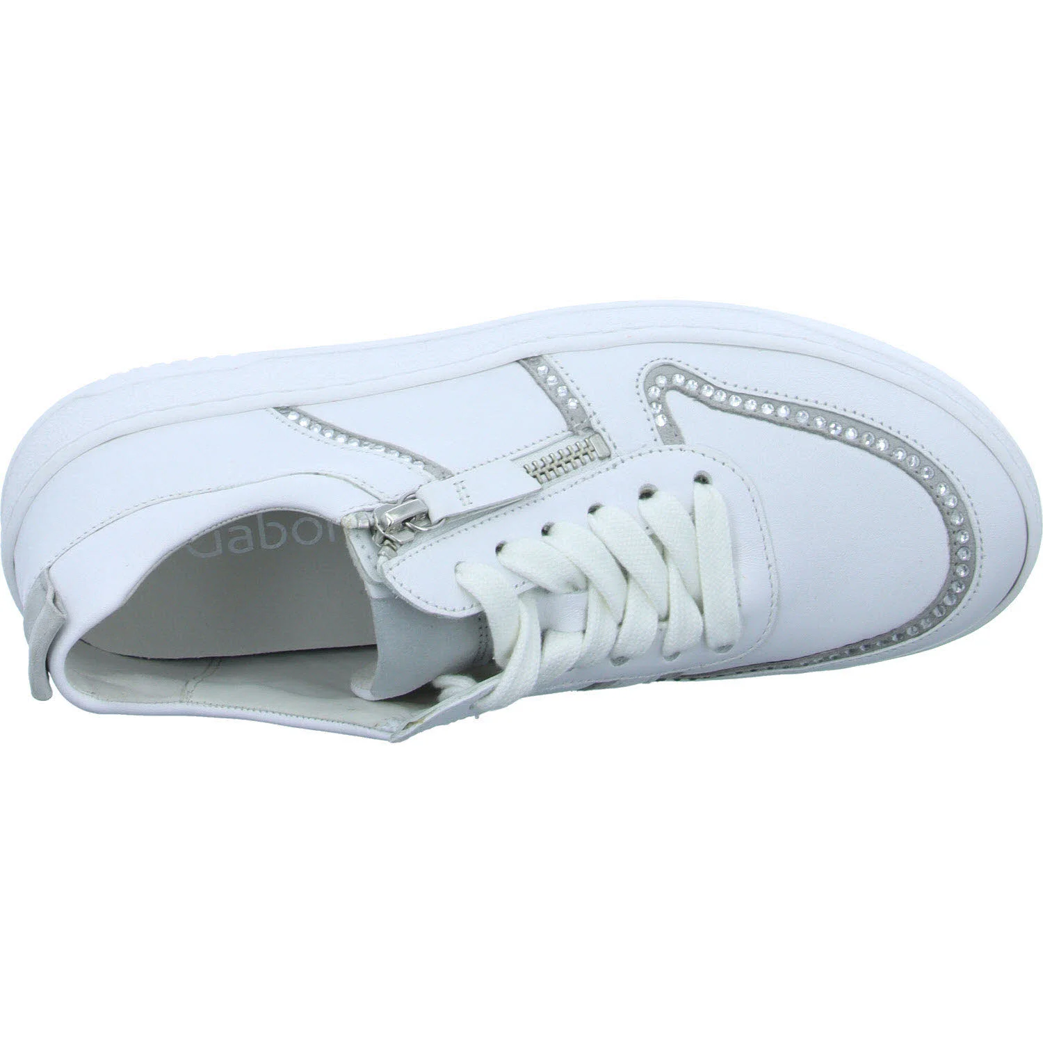 Element 8 von 8 (Bild) – Gabor Damen Schnürschuhe 43.341.21 43.341 weiss/lightgrey F (schmal/normal)