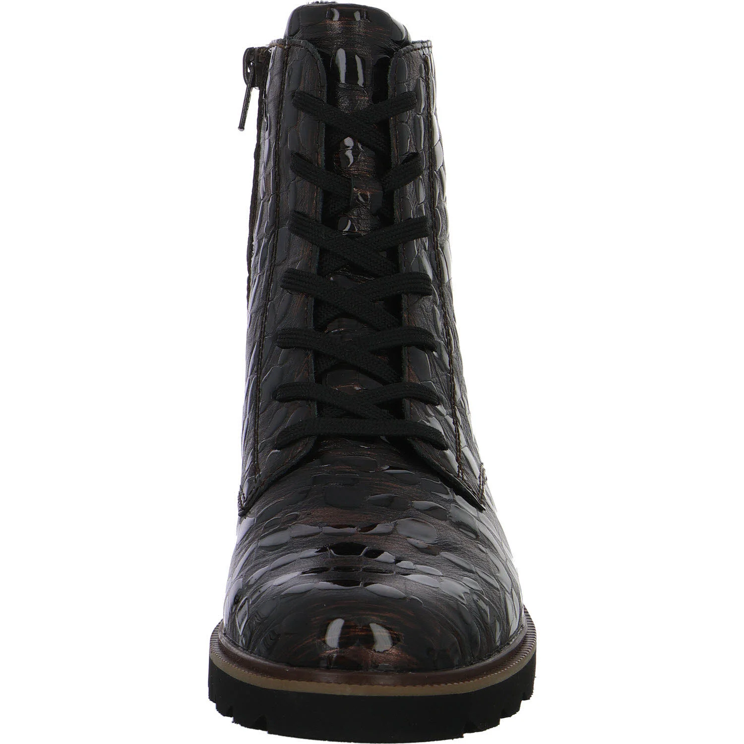 Remonte Damen Schnürstiefel D3S72-25 D3S72 brown-orange H (extra weit)