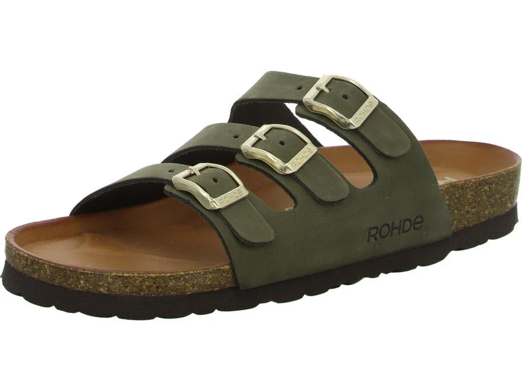 ROHDE Damen Pantoletten 5613/61 Alba olive G (normal)