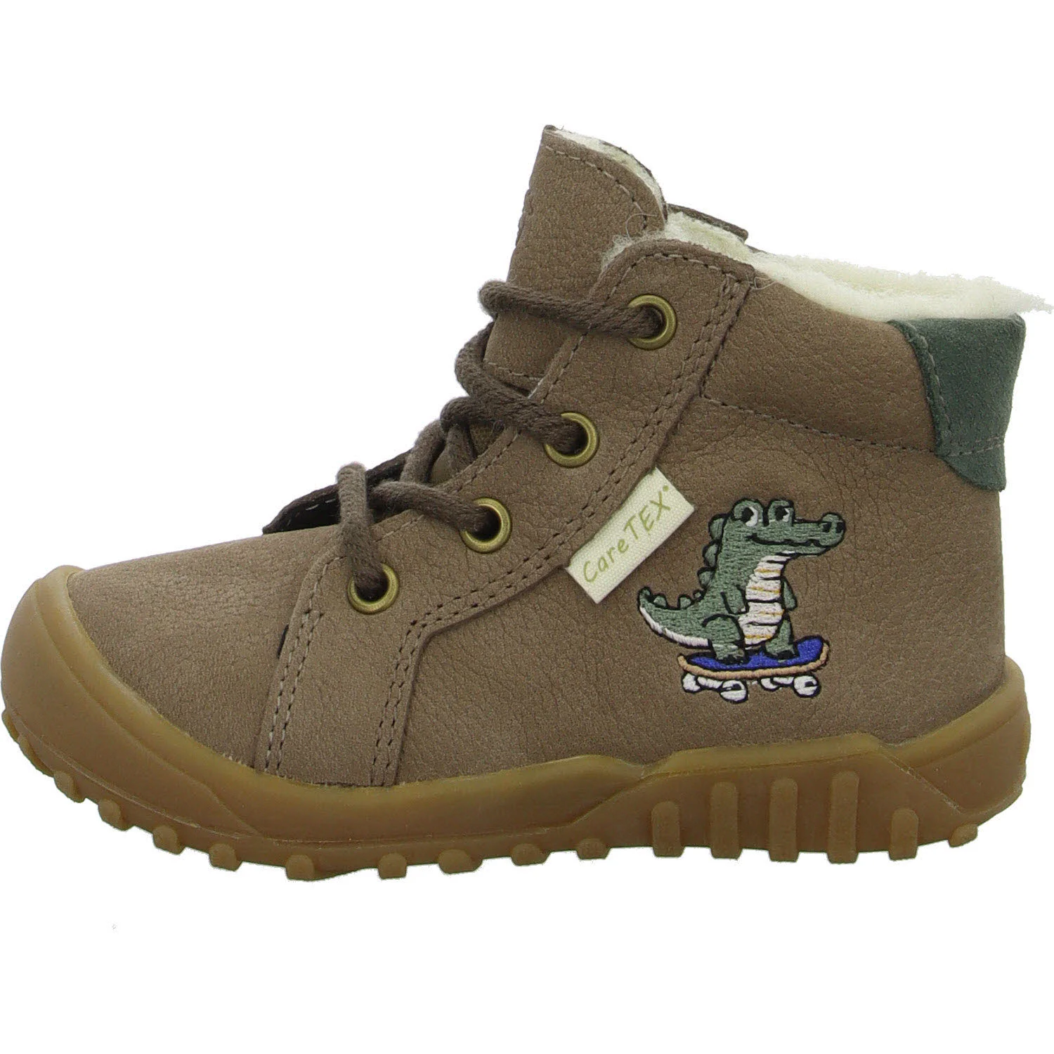 Element 6 von 8 (Bild) – Ricosta Kinder Schnürstiefel 50 3301003/270 Dusty schoko WMS weit