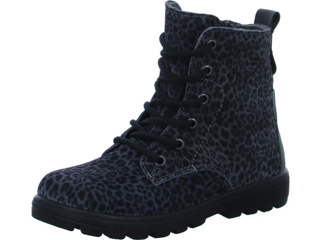 Ricosta Kinder Schnürstiefel 50 7700402/480 Anni carbon WMS mittel