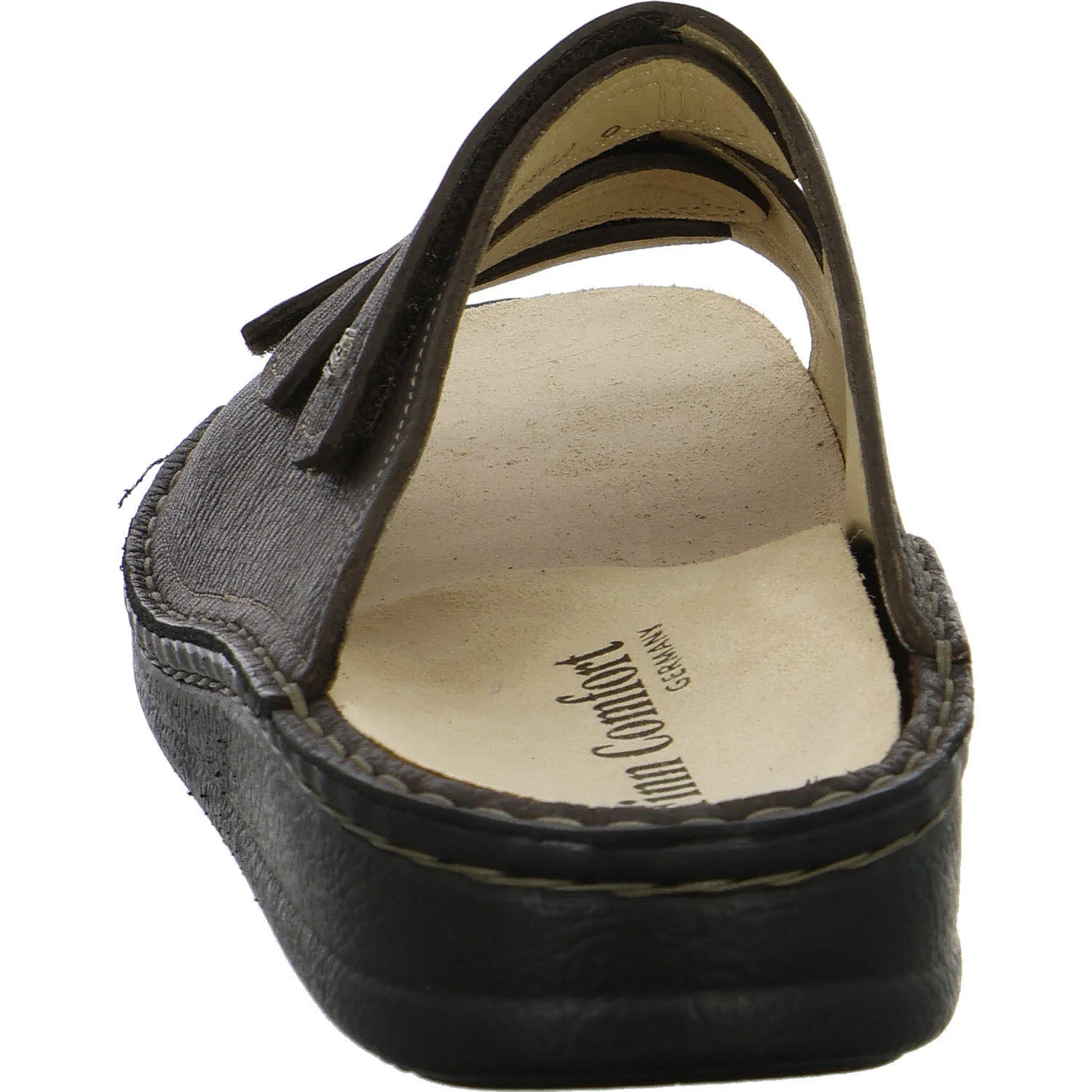 Finn Comfort Pantoletten 01508-813432 Korfu coffee weit