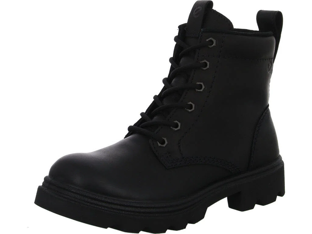 Element 1 von 8 (Bild) – Ecco Damen Schnürstiefel warm 214723/01001 Grainer Womens Thermal Boots black normal