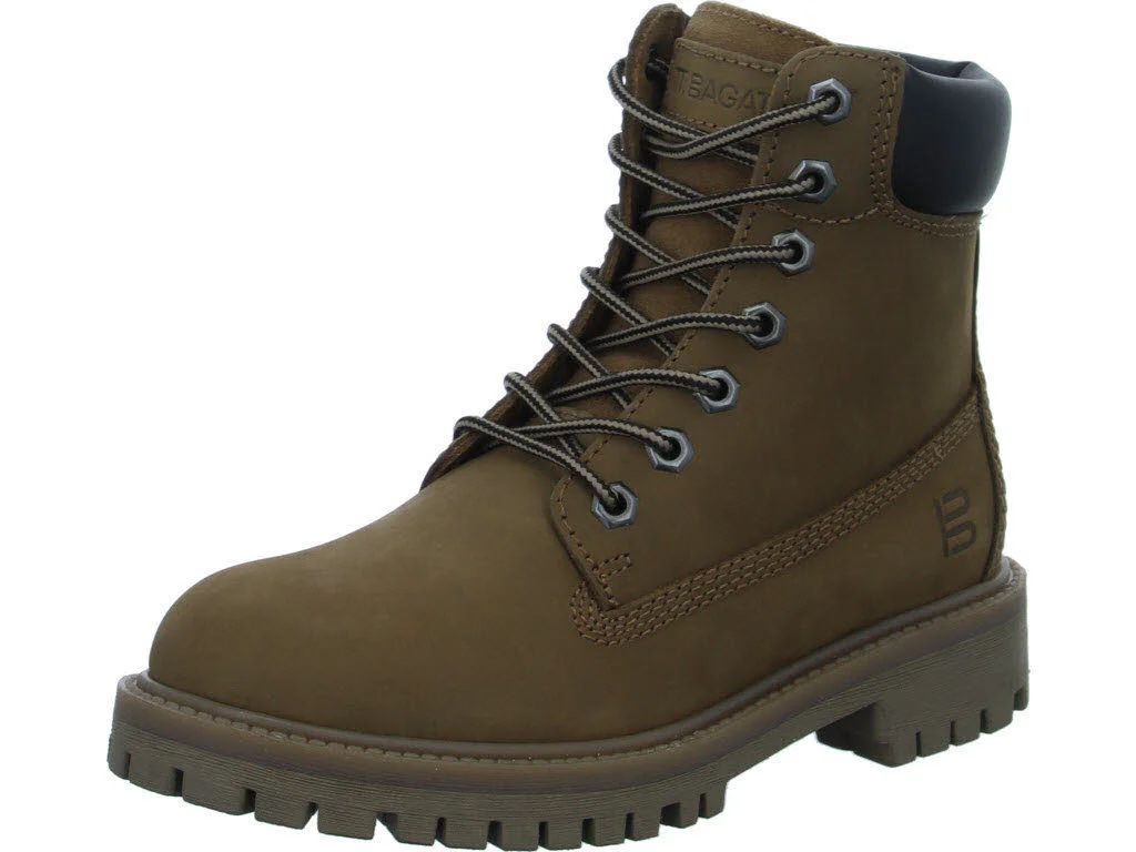 TT.Bagatt Damen Schnürstiefel D31APD301550-6410 Extim mid-brown/black normal