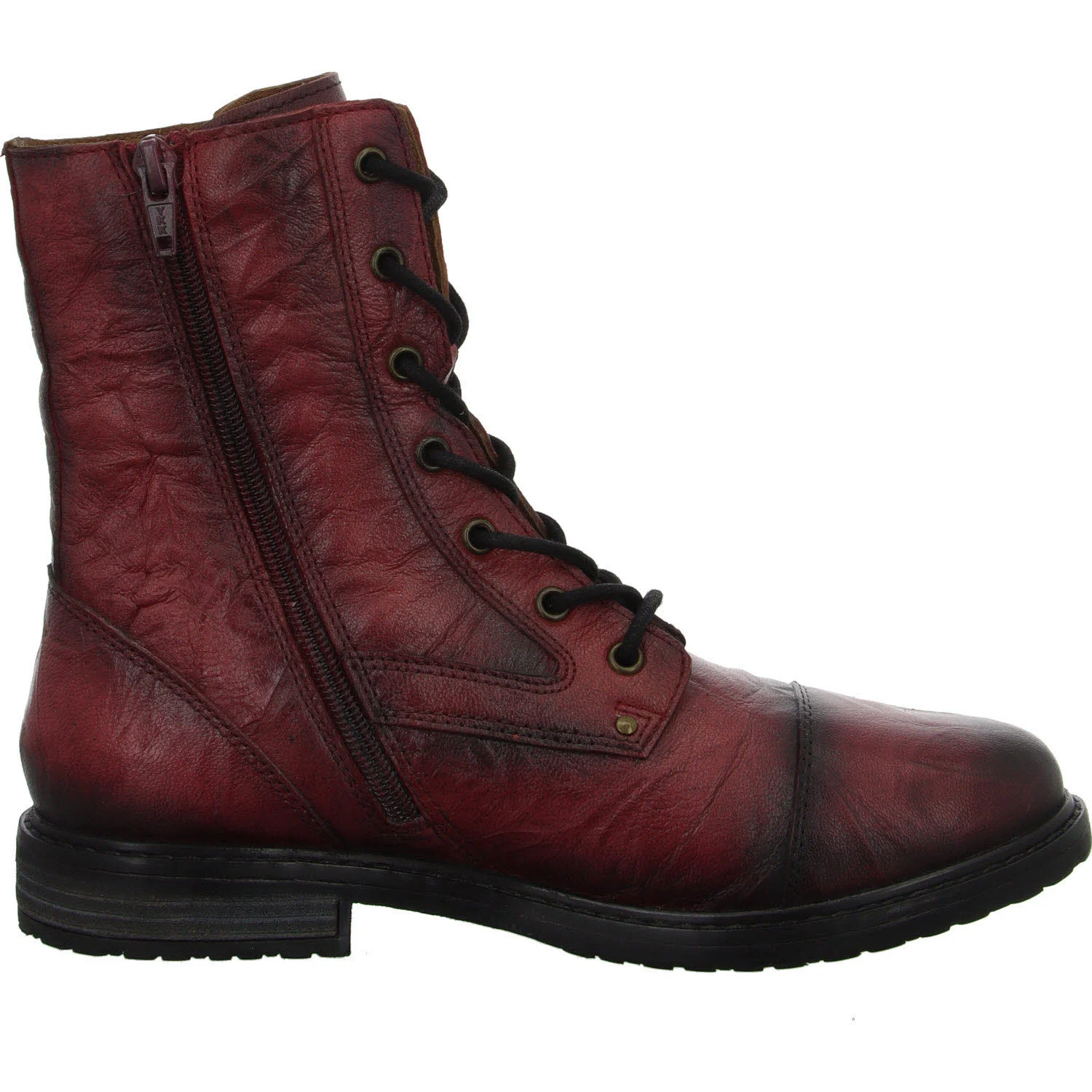 2go Fashion Damen Schnürstiefel 8991506-5 8991506 rot normal