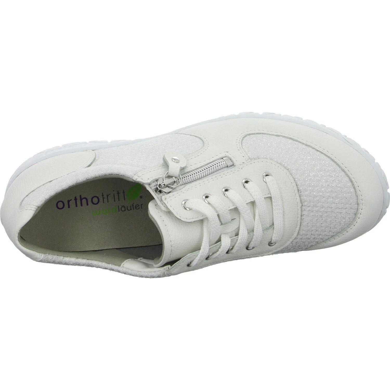Element 8 von 8 (Bild) – Waldläufer Damen Schnürschuhe H89001-244/663 Havy Soft weiss silber H (weit)