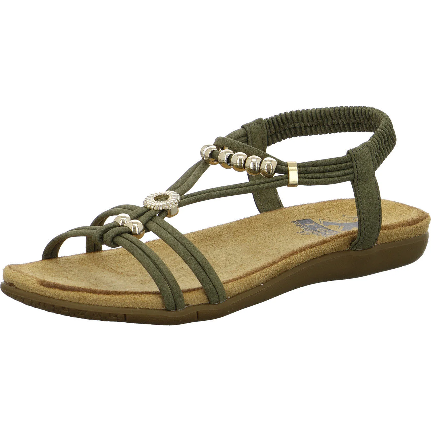 2go Fashion Damen Sandalen 8018843-77 8018843 oliv normal