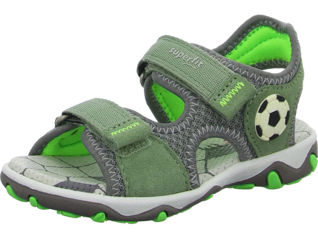 Superfit Kinder Sandalen 1-009466-7500 Mike 3.0 hellgrün/hellgrau WMS mittel
