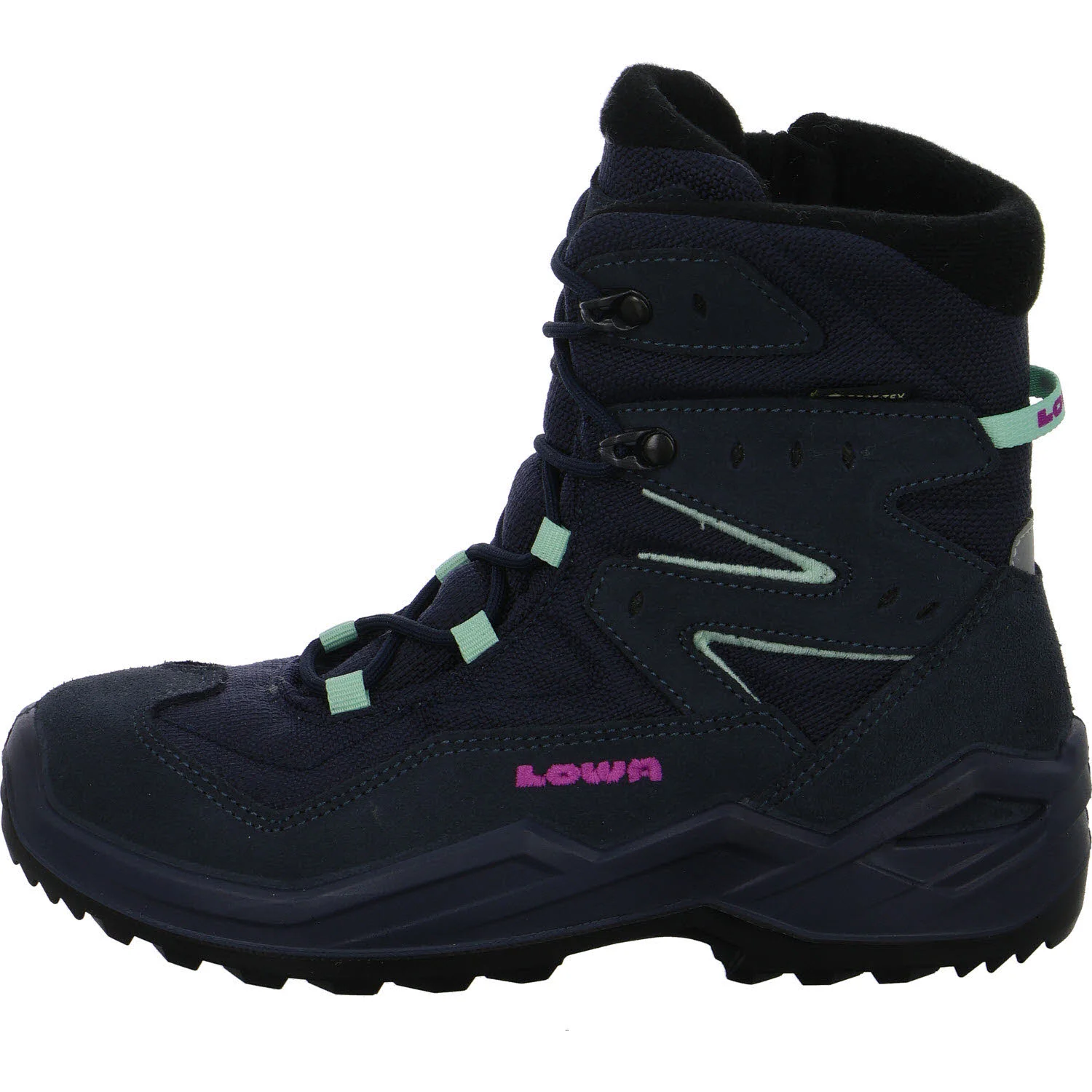 Element 6 von 8 (Bild) – Lowa Kinder Schnürstiefel 641530/6924 Lino GTX Hi Jr navy/pink normal