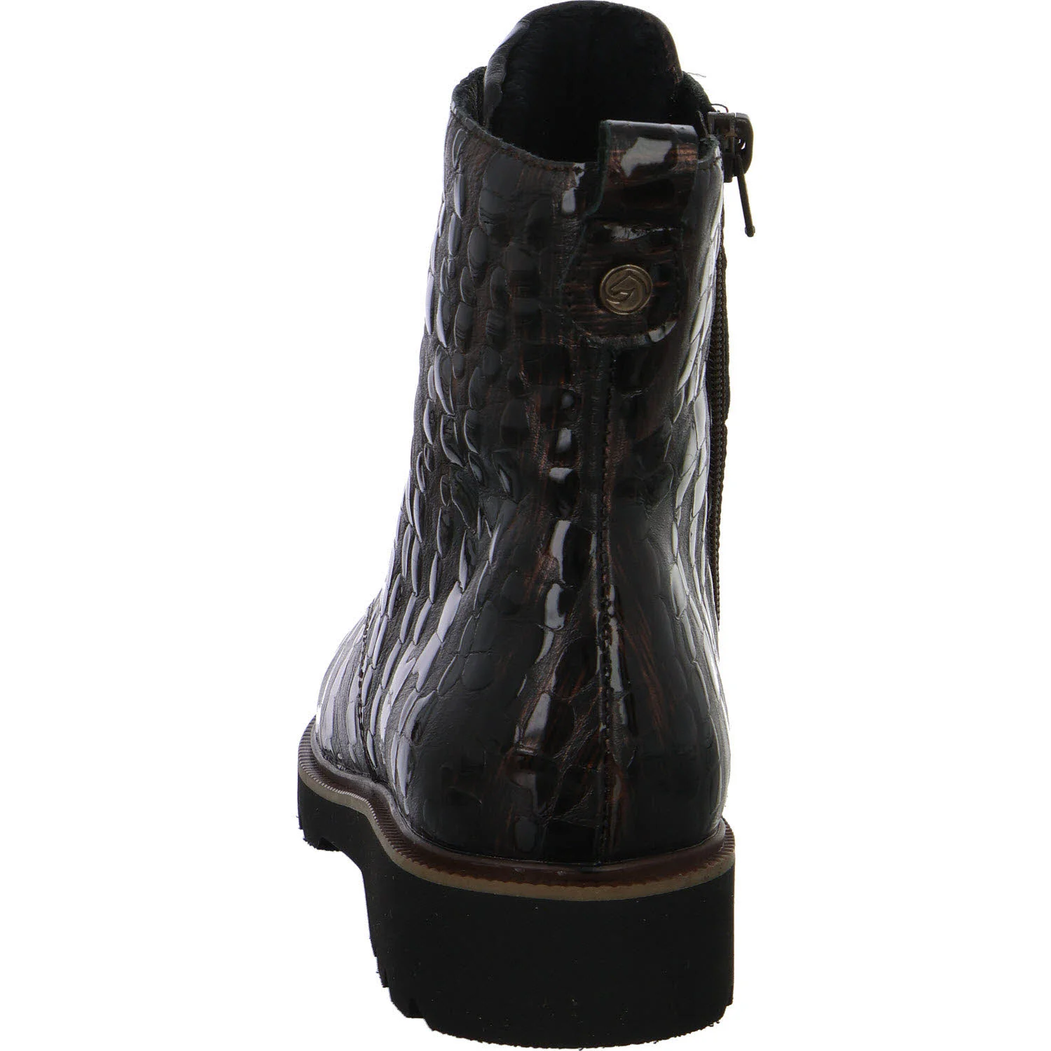 Remonte Damen Schnürstiefel D3S72-25 D3S72 brown-orange H (extra weit)