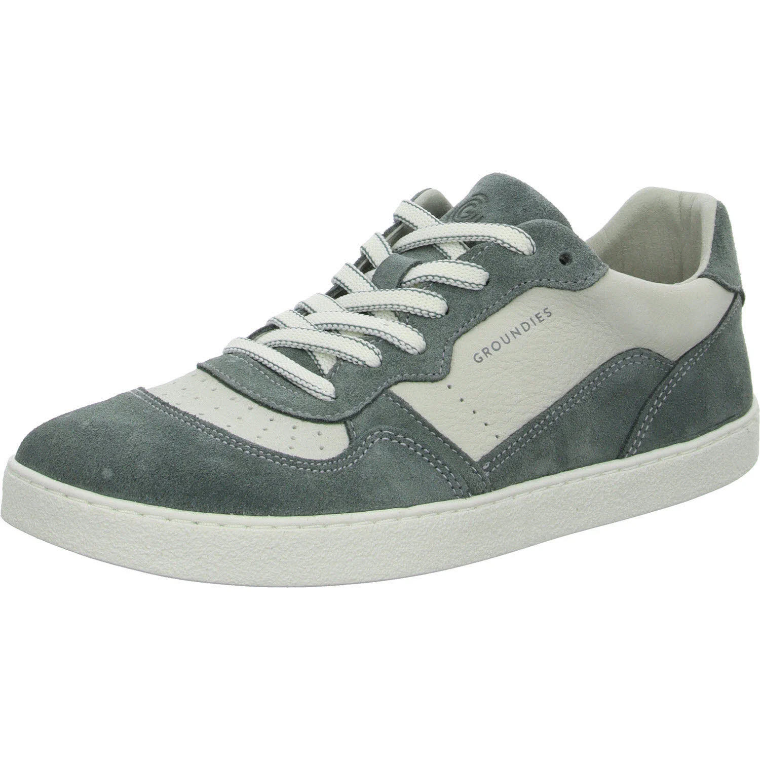 Groundies Schnürschuh 120112-44 NOVA Special sage green/white weit