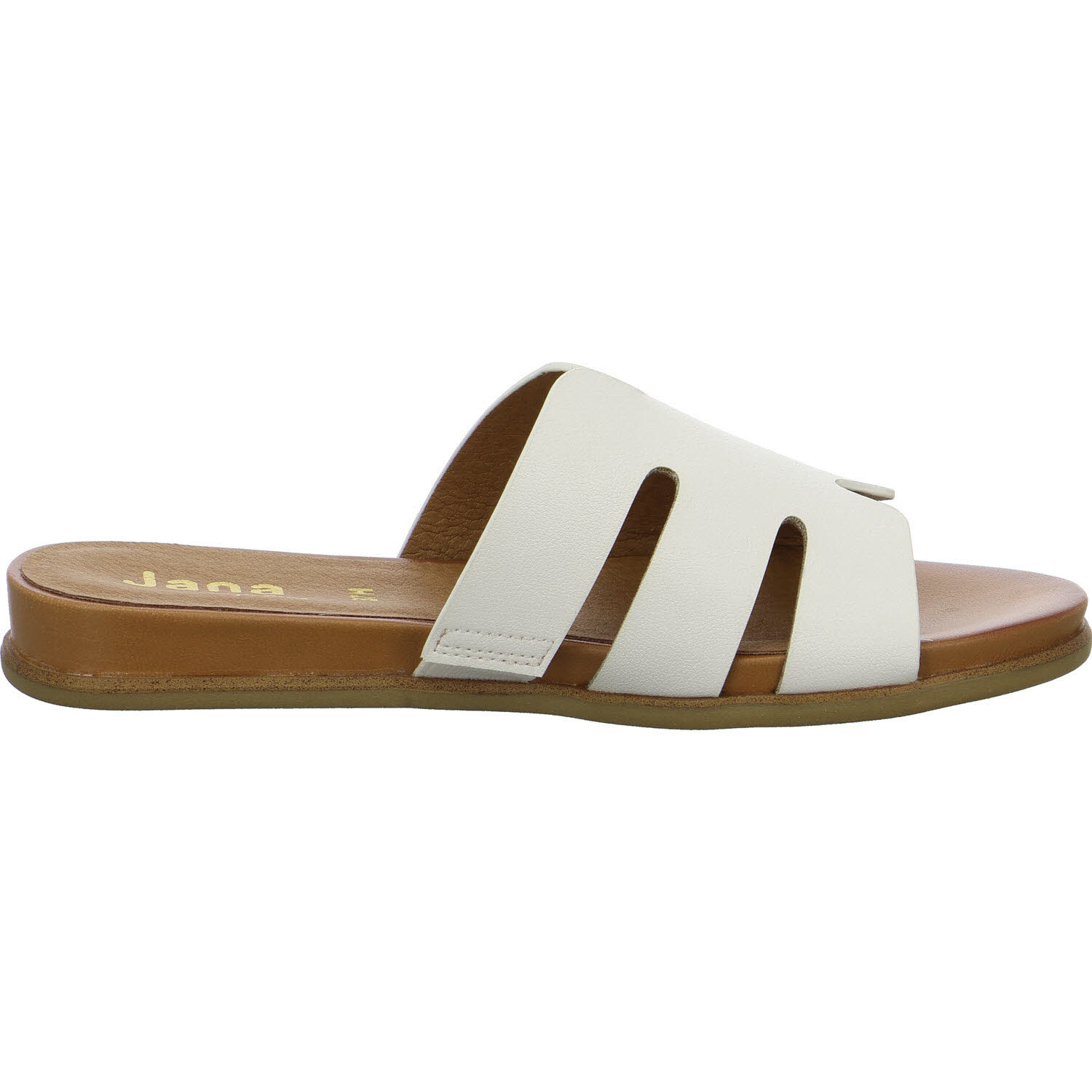 Jana Damen Pantoletten 8-27166-44/100 8-27166-44 white H (weit)