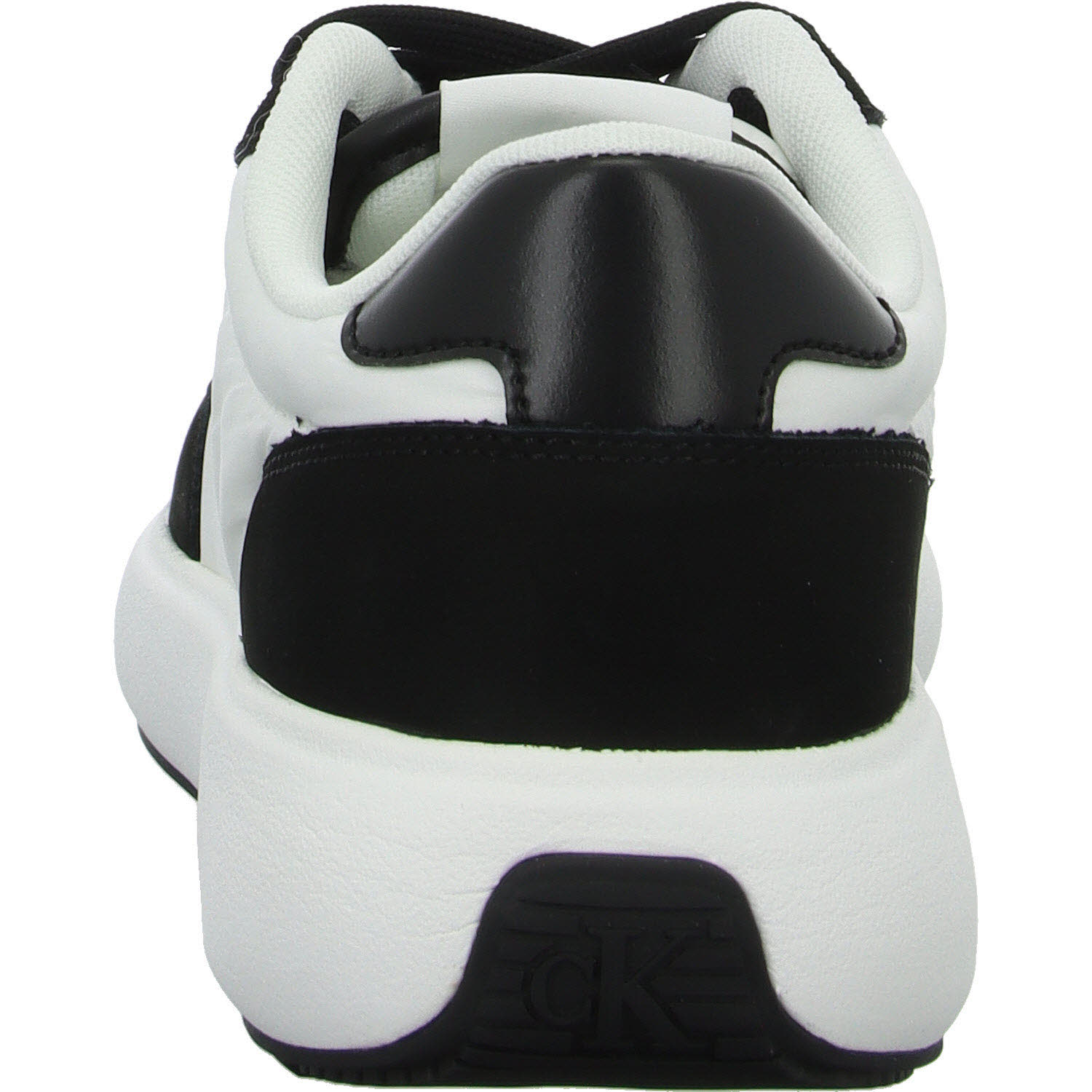 Calvin Klein Damen Schnürschuhe YW0YW0177401W ATHLEISURE RUNNER LACEUP MIX WN bright white/black normal