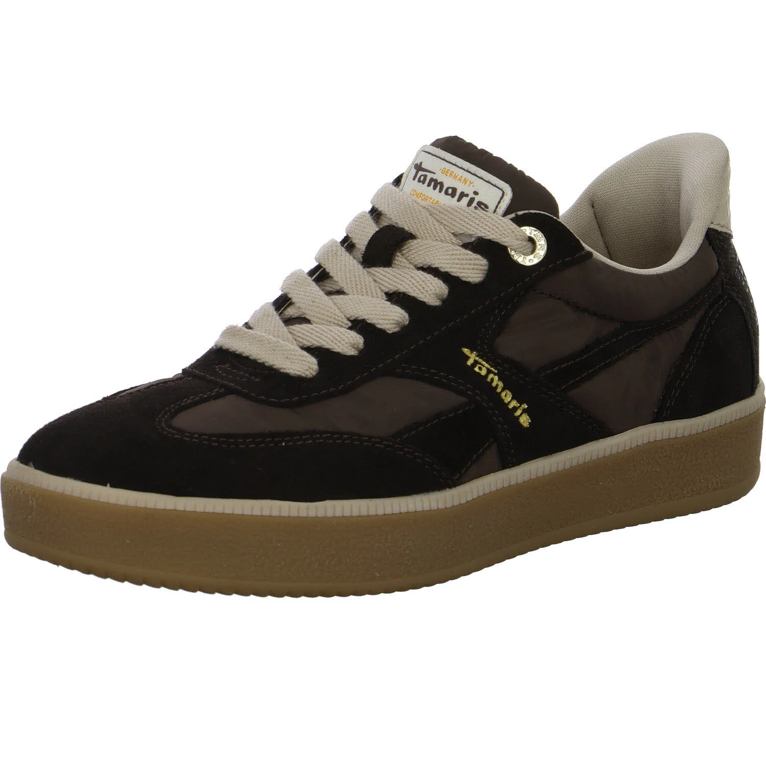 Tamaris Comfort Damen Schnürschuhe 8-83708-47/304 8-83708-47 mocca weit
