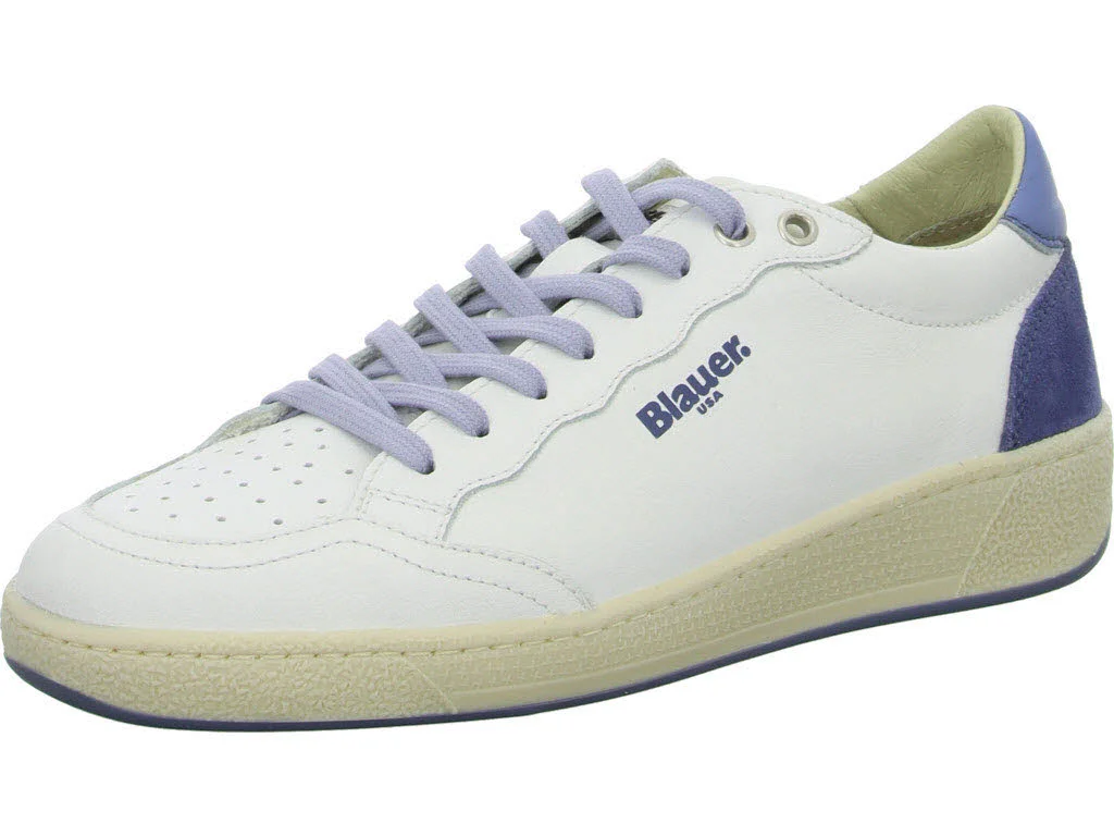 Blauer Damen Schnürschuhe S5OLYMPIA01/LEC OLYMPIA white/avio normal