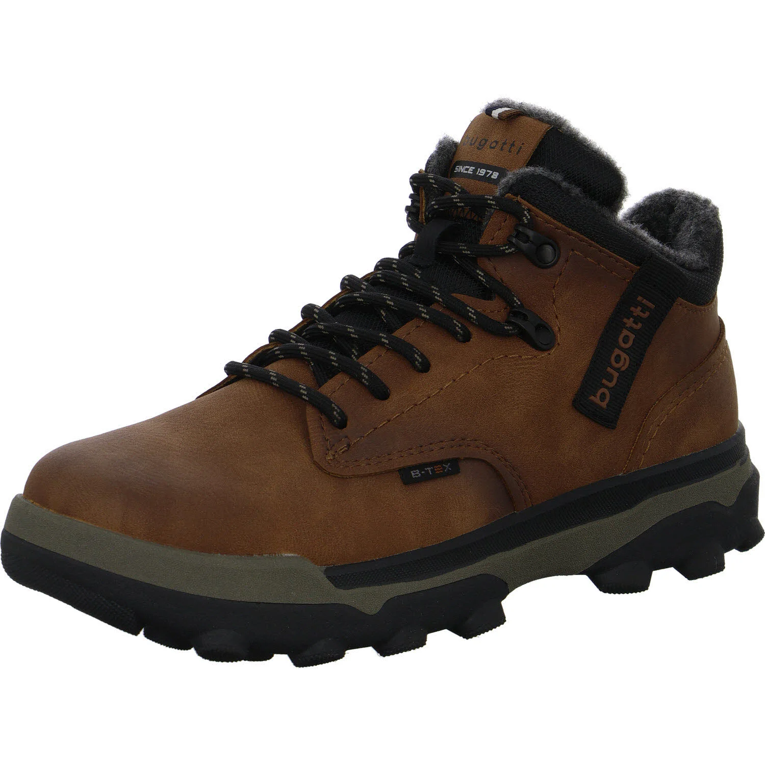 Bugatti men Herren Schnürstiefel 321284345900-6300 321284345900 cognac normal