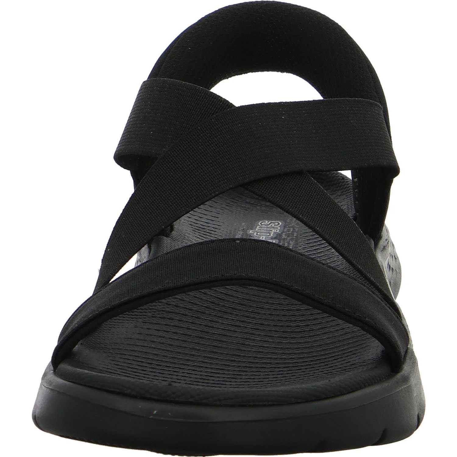 Skechers Damen Sandalen 141489 BBK GO WALK Flex Sandal - Glimmer black normal
