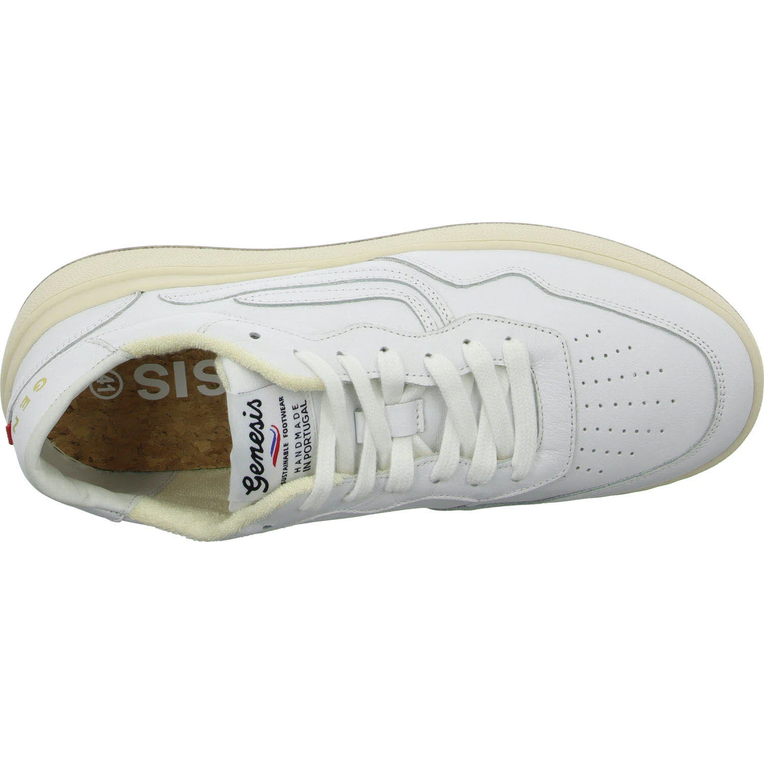 Genesis Herren Schnürschuhe 1005420 G-Soley Porto white/white normal