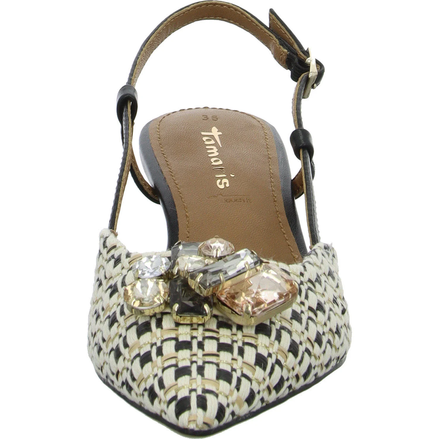 Tamaris Damen Sling 1-29512-46/098 1-29512-46 black comb normal