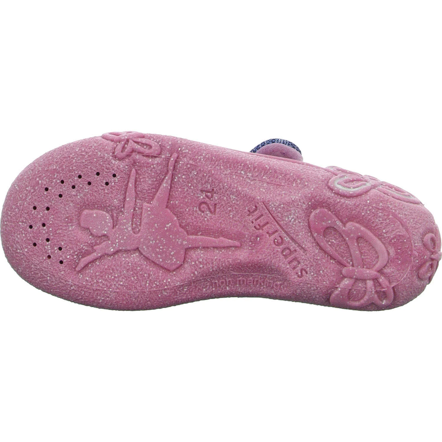 Superfit Kinder Hausschuhe 1-800288-8060 Belinda blau WMS mittel