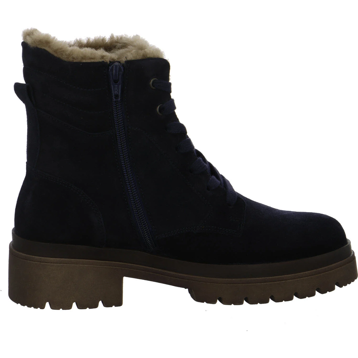 Element 7 von 8 (Bild) – Gabor Damen Schnürstiefel warm 8068.01.005 8068.01 darkblue (So.taupe) G (normal)