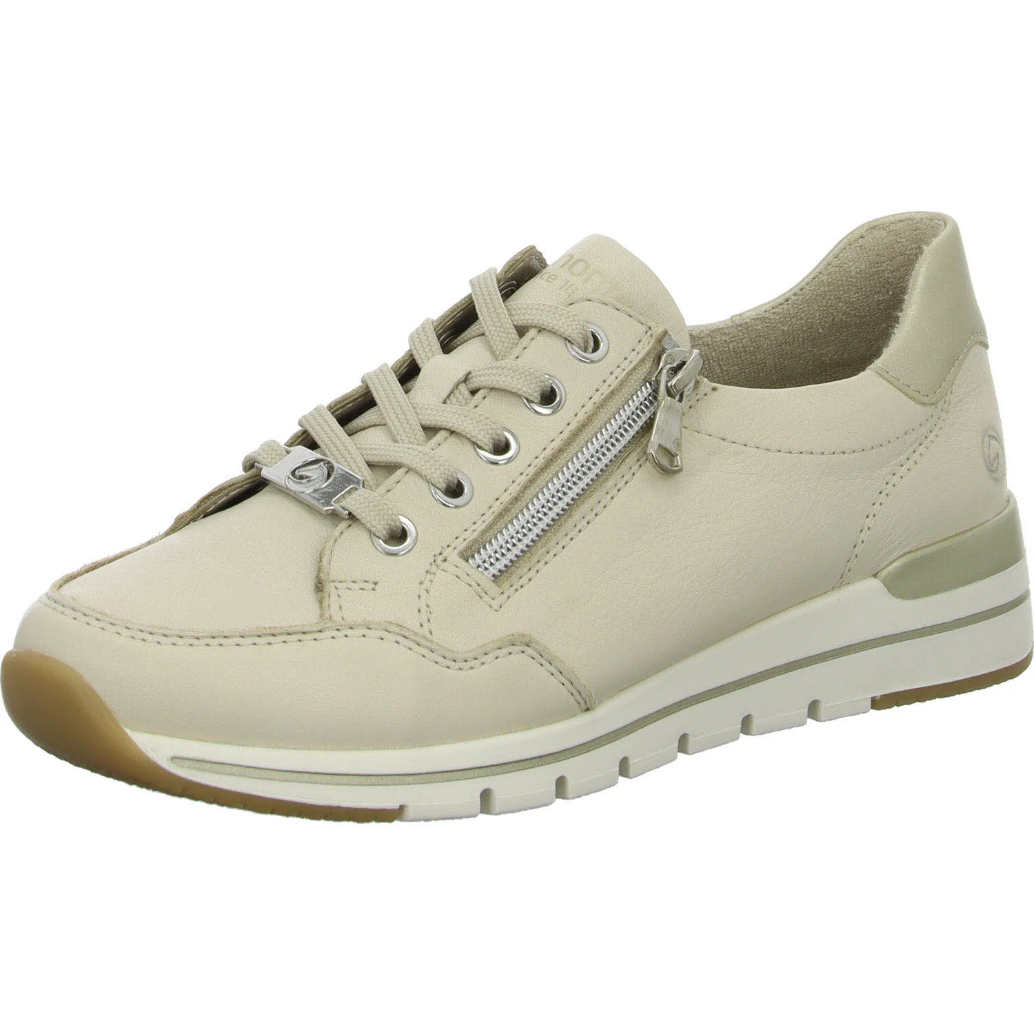 Element 2 von 8 (Bild) – Remonte Damen Schnürschuhe R6716-60 R6716 porzellan/palegold G (weit)