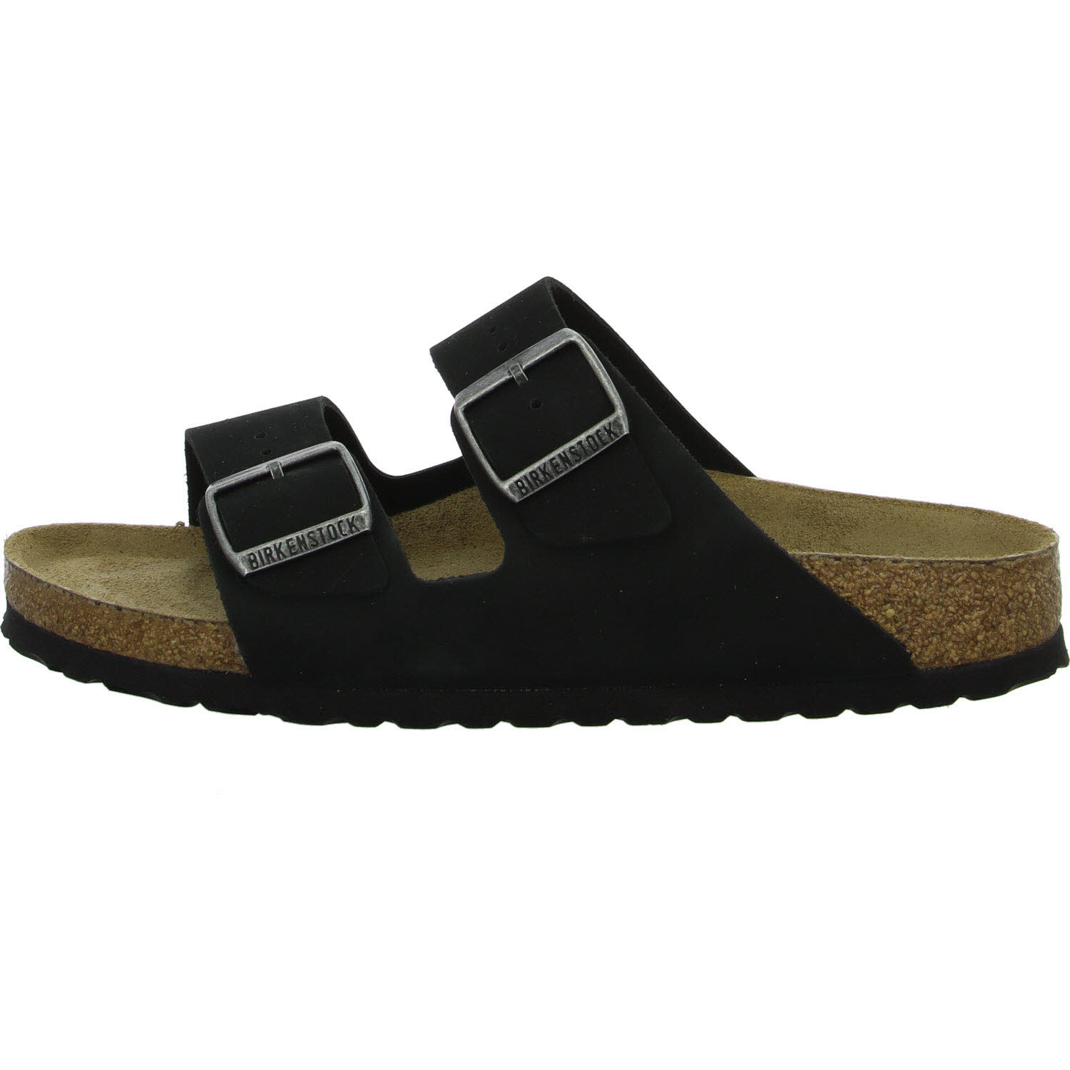 Element 6 von 8 (Bild) – BIRKENSTOCK Pantoletten 1019035 Arizona Soft Footbed black schmal