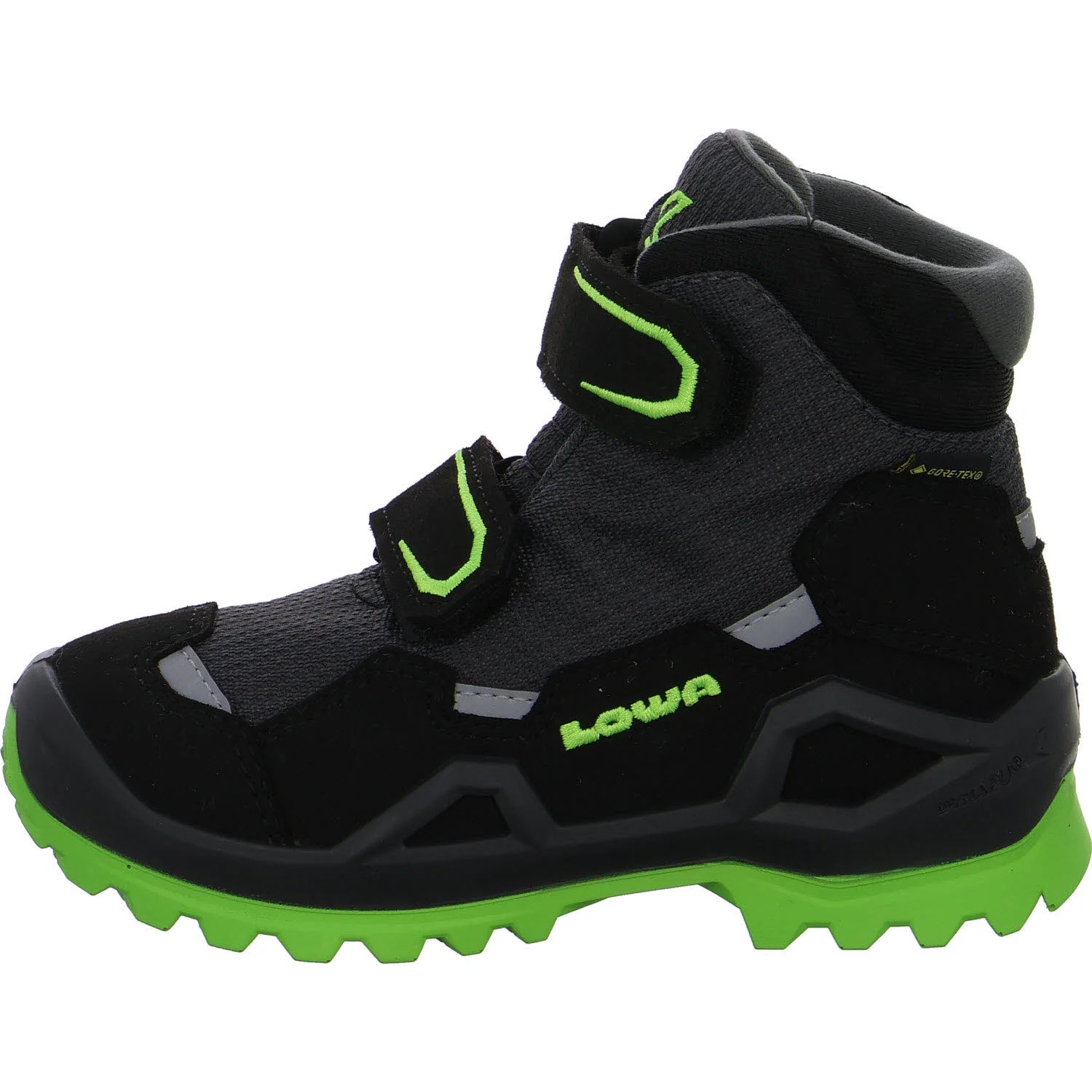 Lowa Kinder Winterstiefel 641742/7230 Milo Evo GTX Mid Jr limone/grau normal