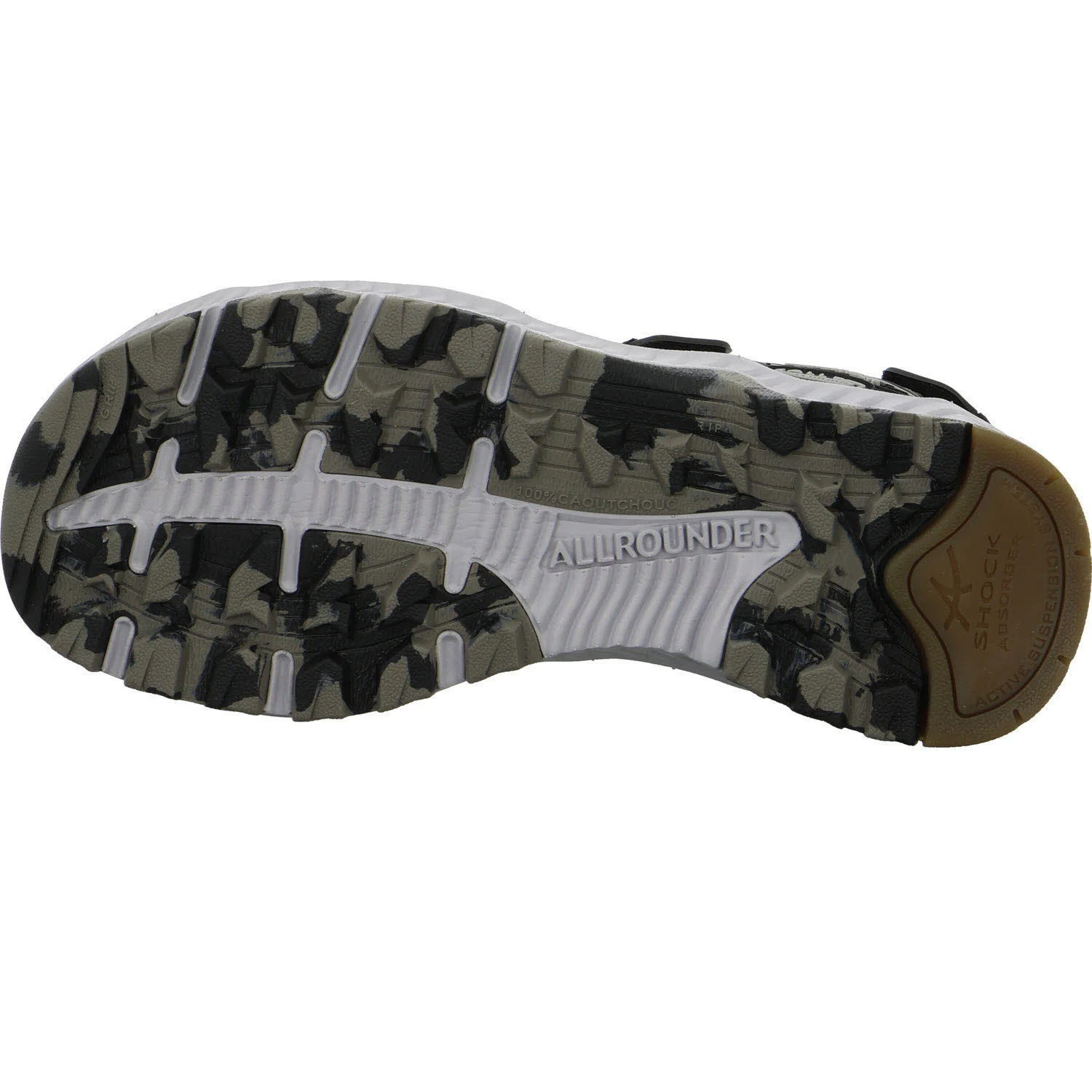 Allrounder by Mephisto Damen Sandalen P2007820 Westside fallen rock/drizzle normal