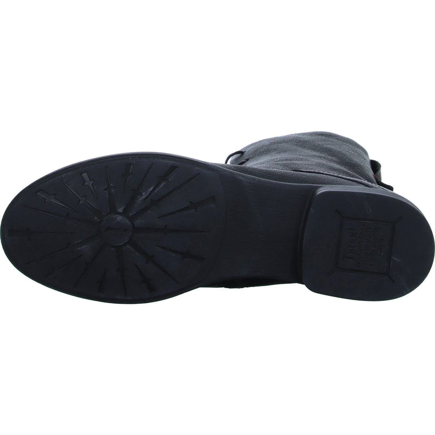 Think Damen Schnürstiefel 3-000034-0010 Agrat schwarz F 1/2 (normal)