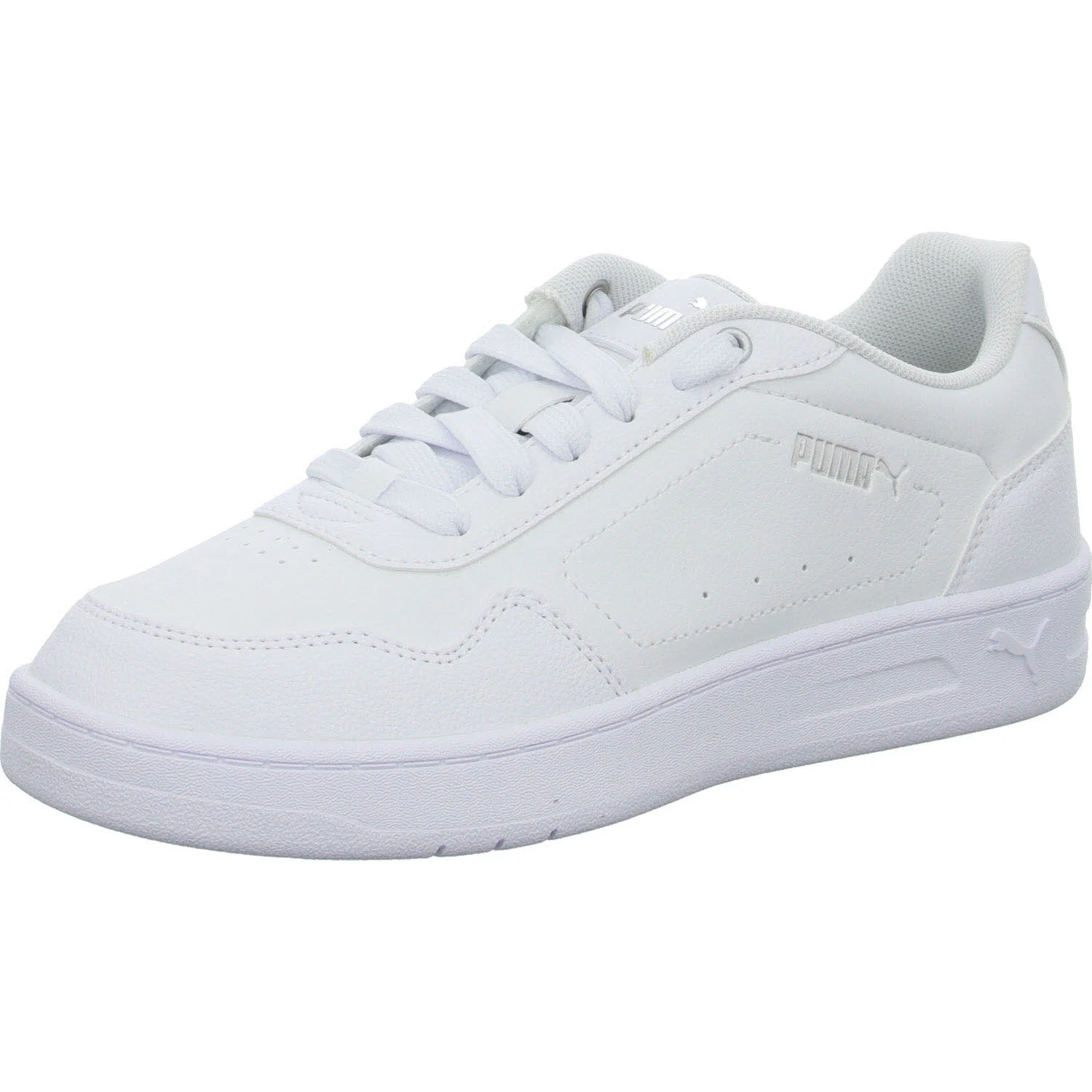 Puma Damen Schnürschuhe 395021/001 COURT CLASSY PUMA WHITE-PUMA SILV normal