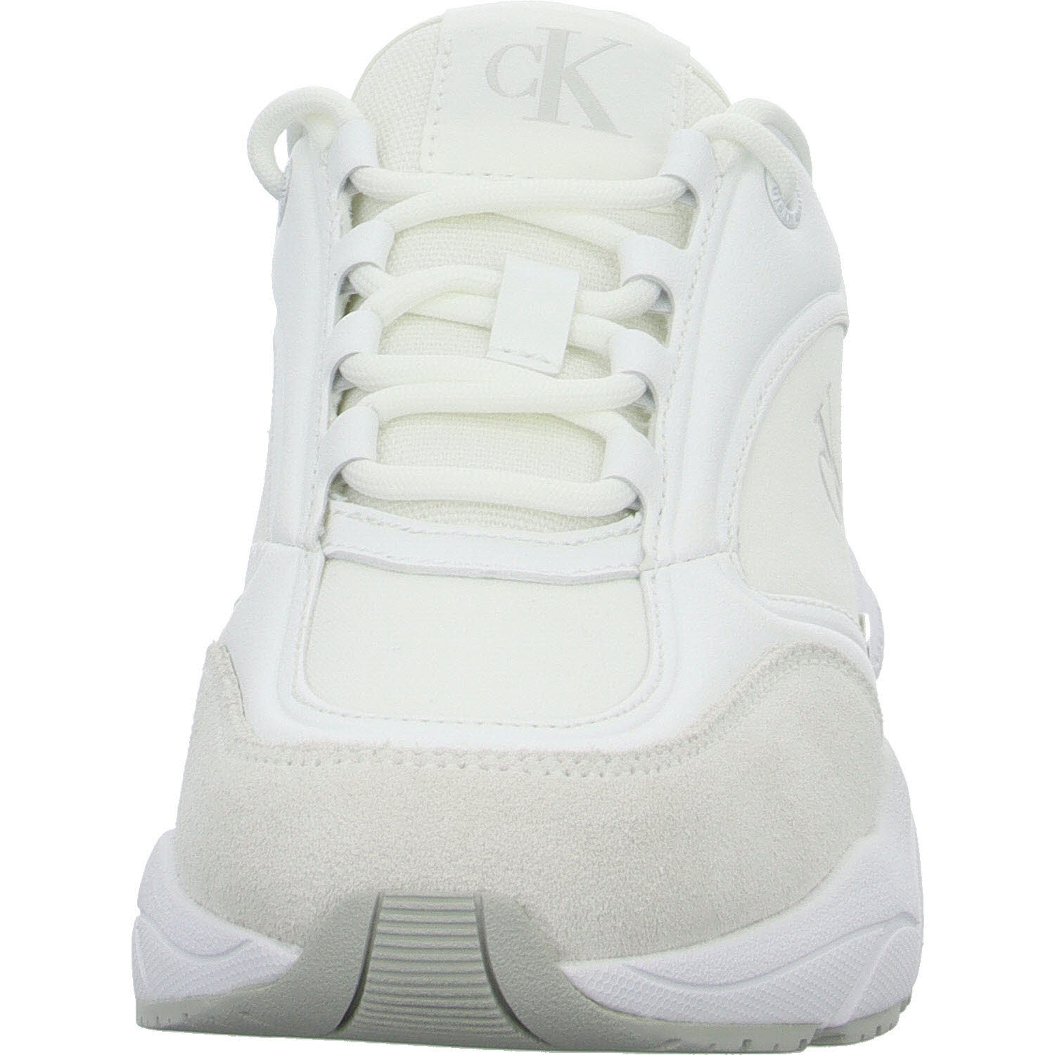 Calvin Klein Damen Schnürschuhe YW0YW01743YAF RETRO TENNIS MG MIX brigth white normal