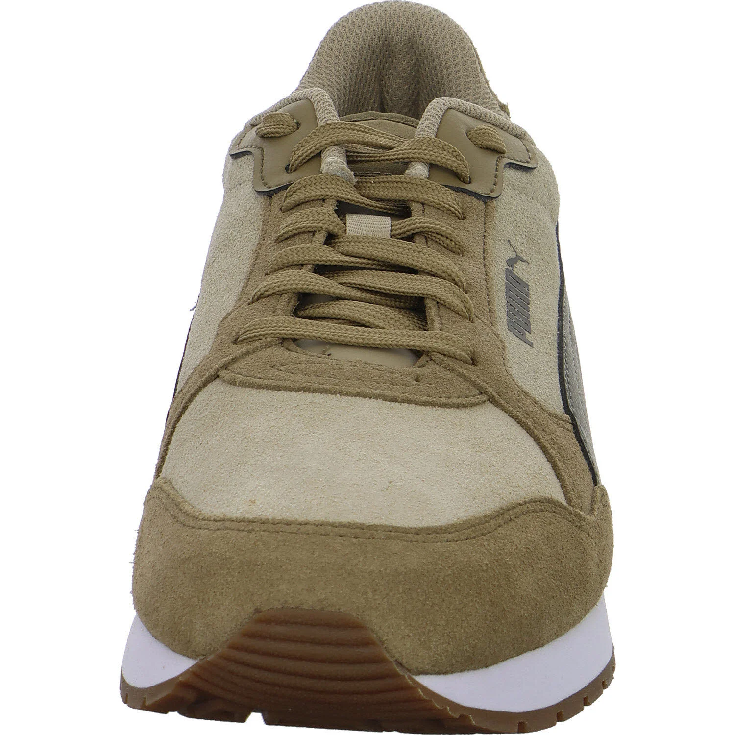 Puma Herren Schnürschuhe 399665 ST Runner V4 SD birch-matte bronze-soft taupe-PUMA white-gum normal