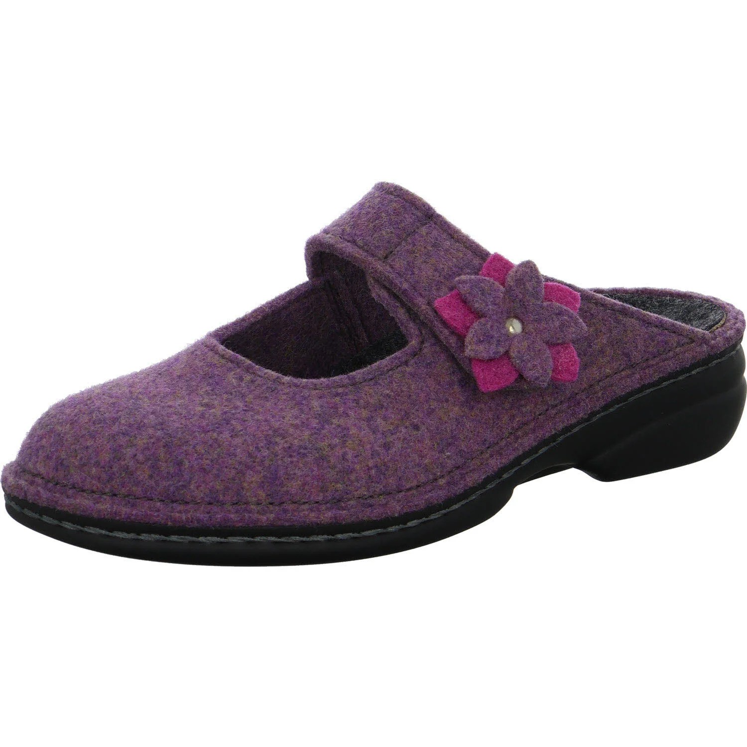 Finn Comfort Damen Winterpantoffel 06560-903174 Arlberg lavanda/pink weit