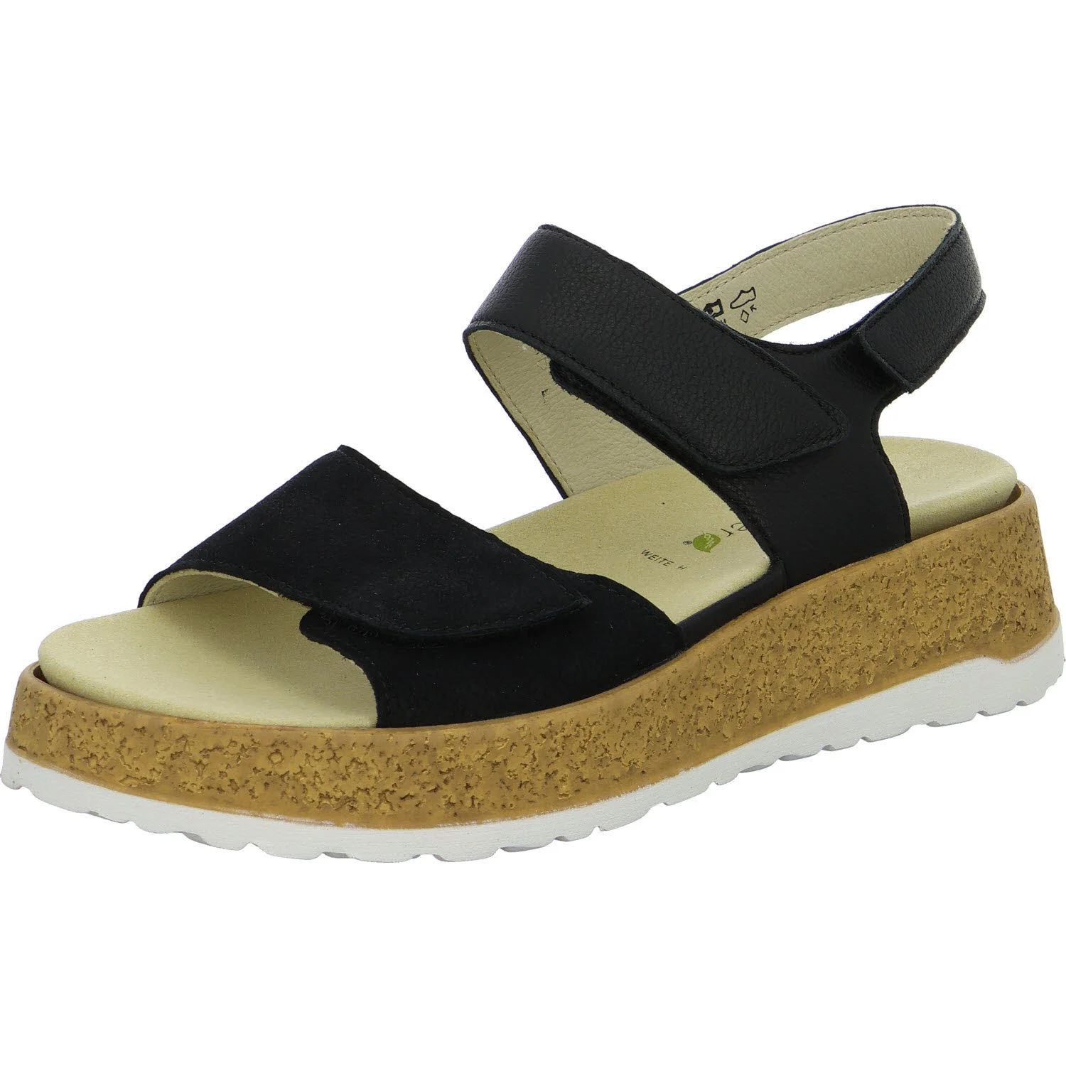 Element 2 von 8 (Bild) – Waldläufer Damen Sandalen 990001-201/001 H-Libby schwarz H (weit)