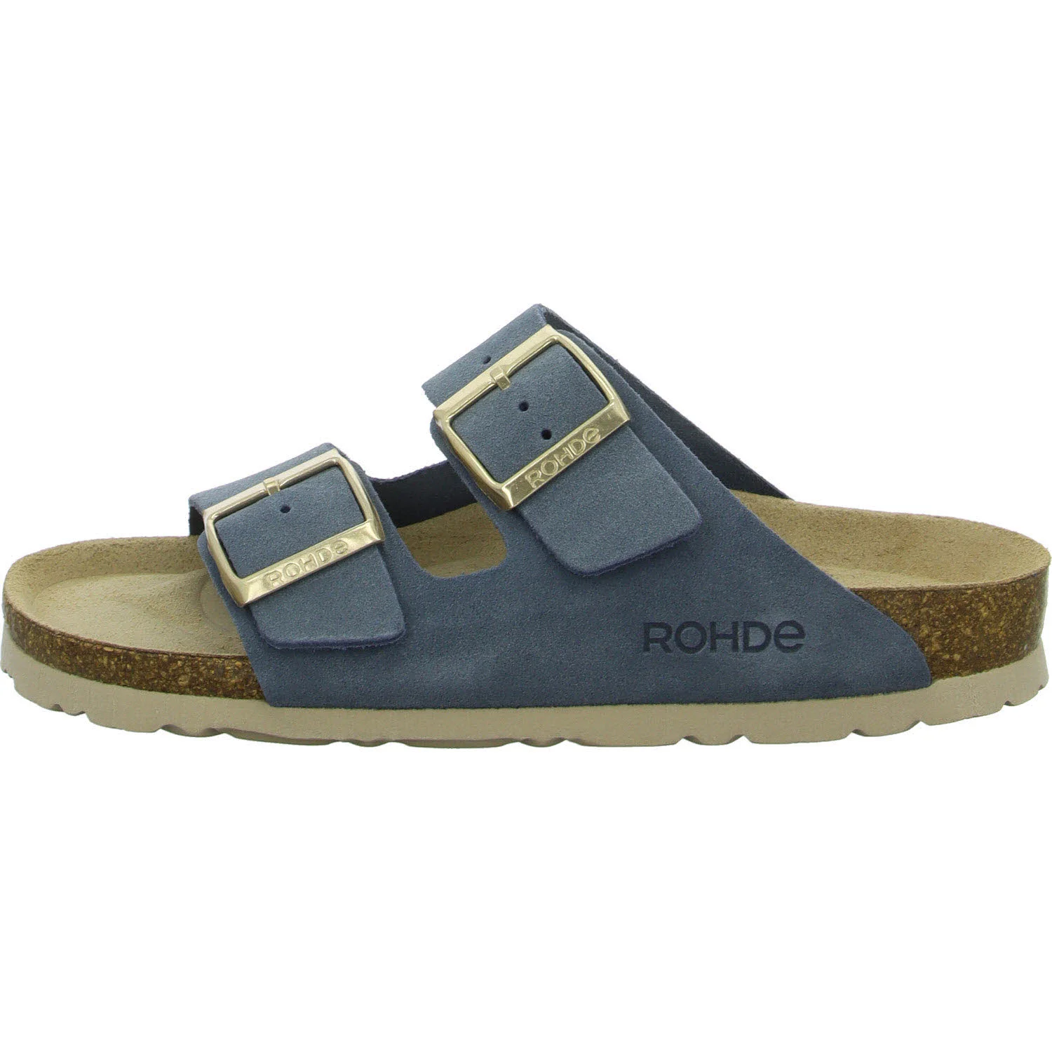ROHDE Damen Pantoletten 5590/55 Alba jeans G (normal)