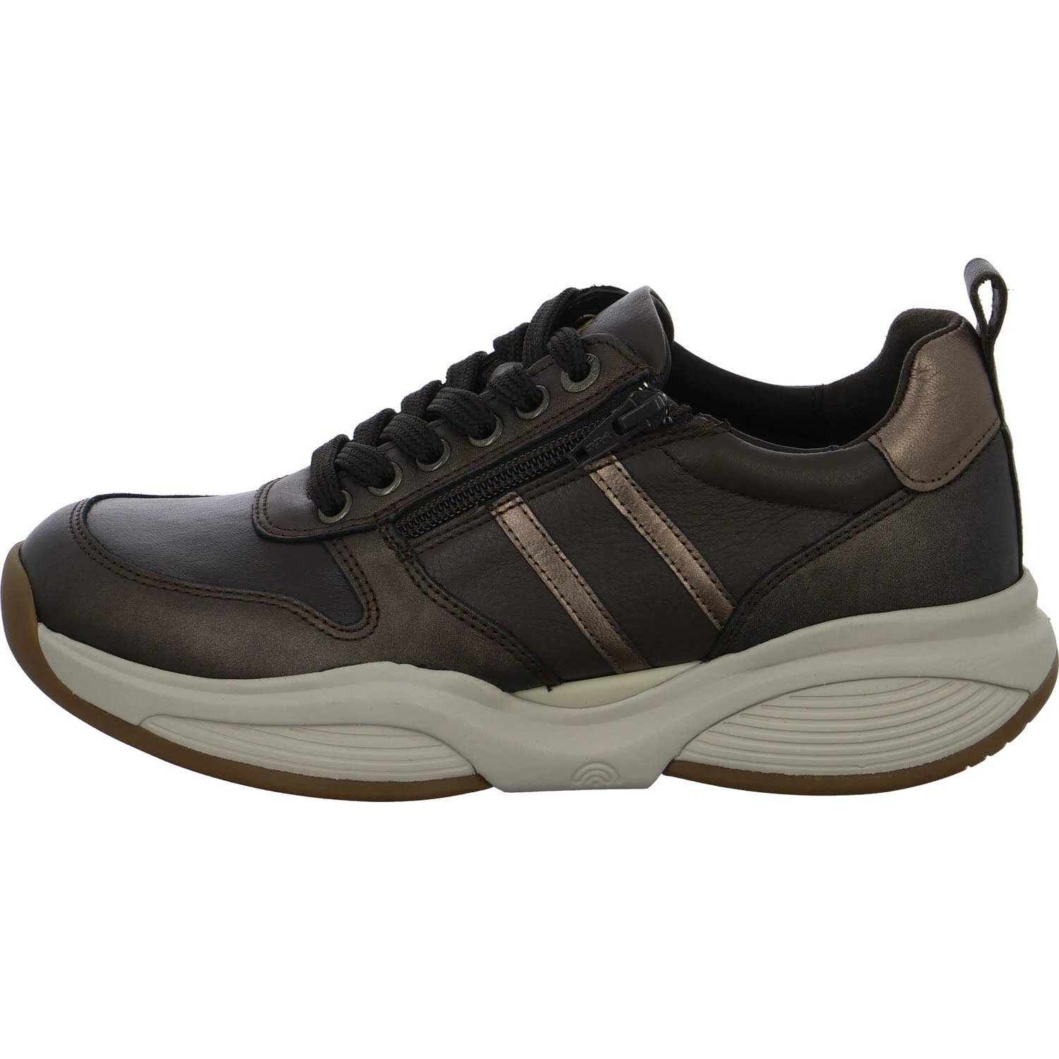 Xsensible Damen Schnürschuhe 30070.3/360-HX SWX3 - Lady dark brown combi HX (weit)
