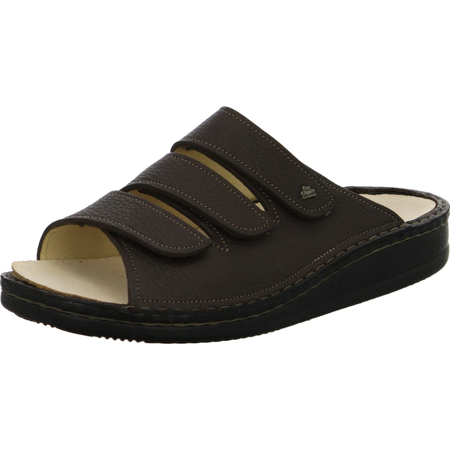 Finn Comfort Pantoletten 01508-813432 Korfu coffee weit