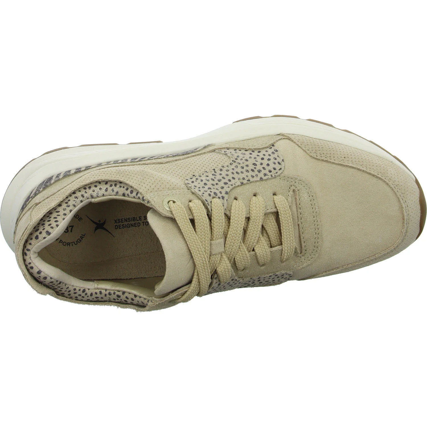 Xsensible Damen Schnürschuhe 33000.2/446-GX Golden Gate Lady sand fantasy GX (normal)