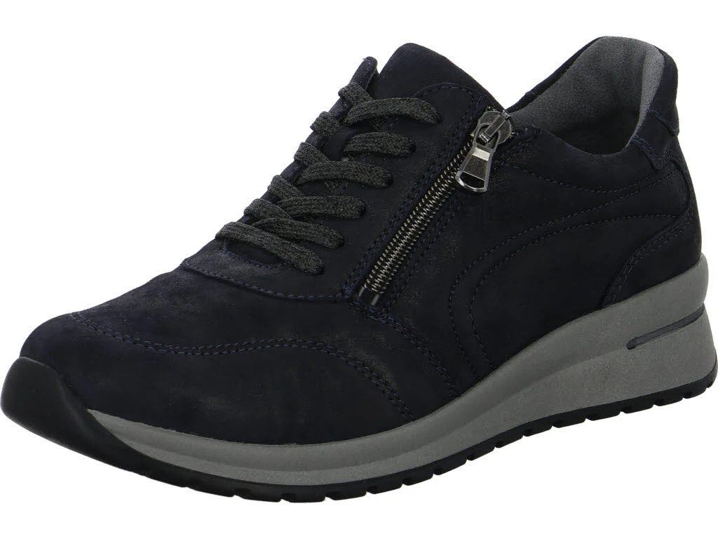 Waldläufer Damen Schnürschuhe 928002-192/217 H-Inessa marine H (weit)