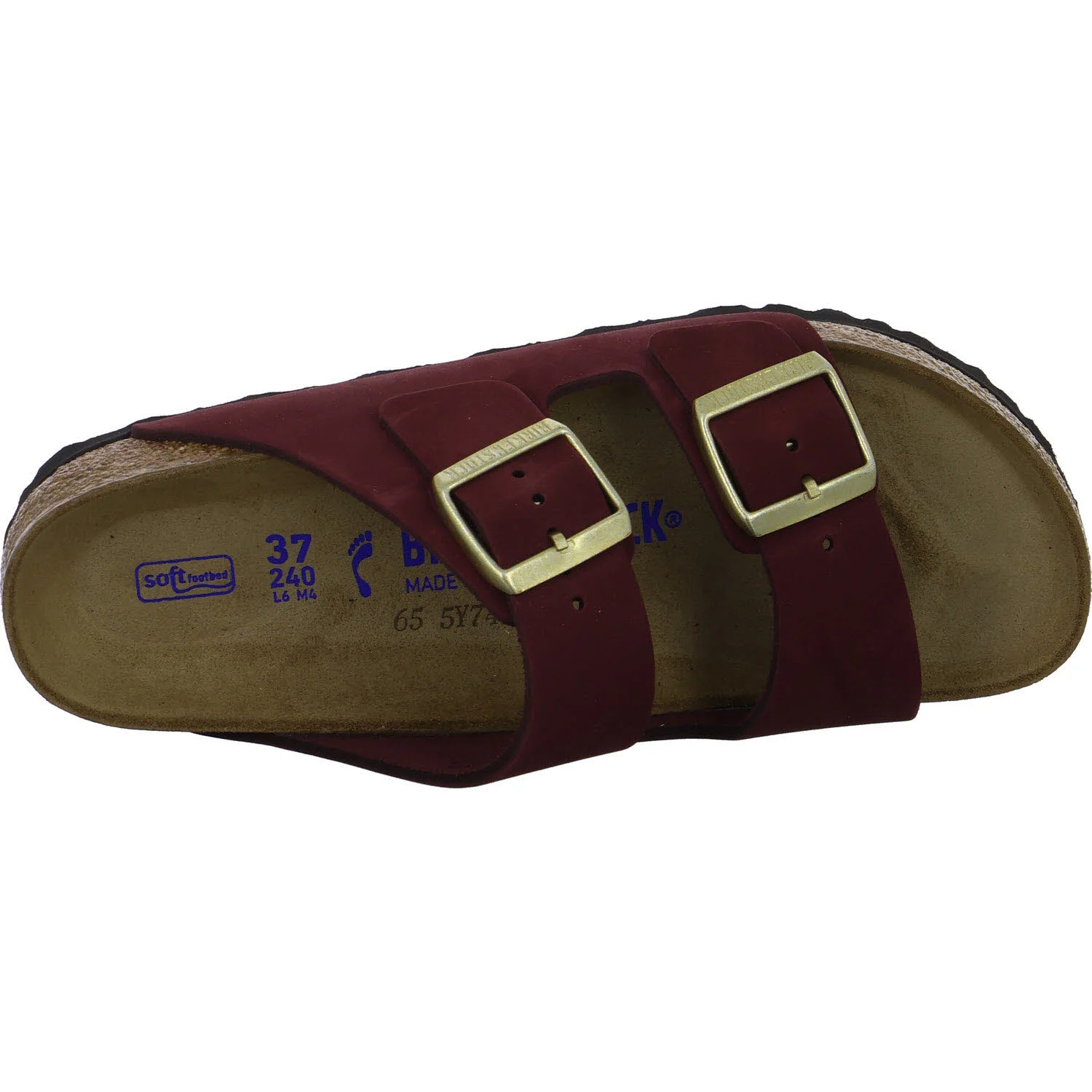 Element 8 von 8 (Bild) – BIRKENSTOCK Pantoletten 1028719 Arizona Soft Footbed zinfandel schmal