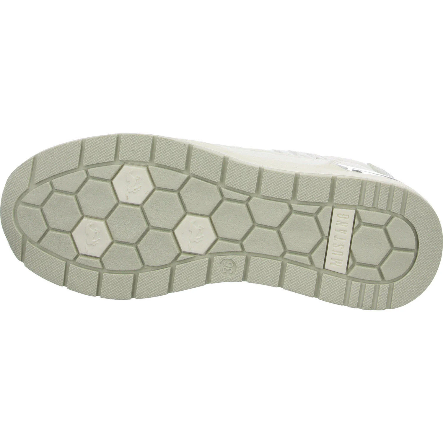 Mustang Damen Schnürschuhe 1487304-1 1487304 weiss normal