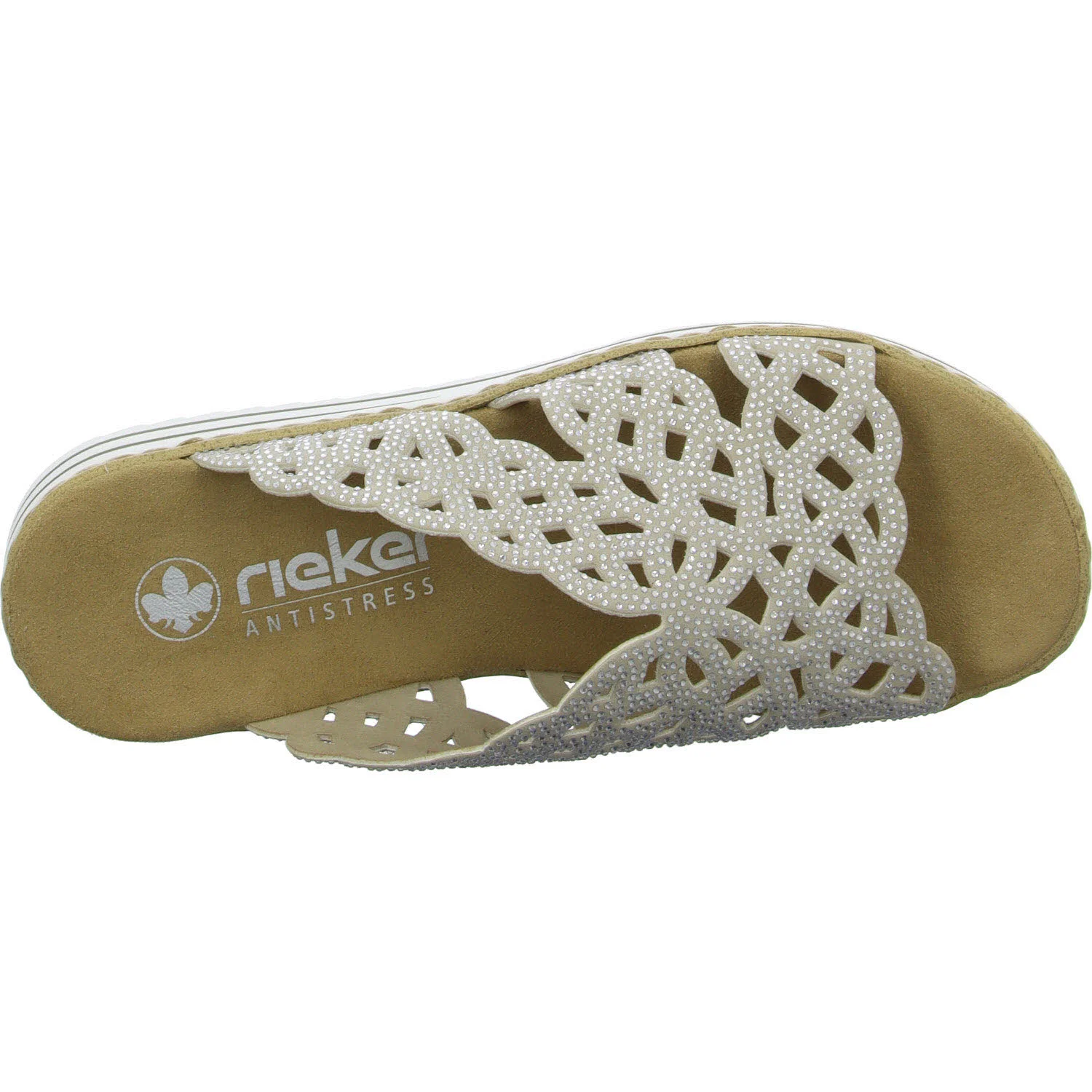 Rieker Damen Pantoletten V0689-63 V0689 ginger E 1/2 (schmal)