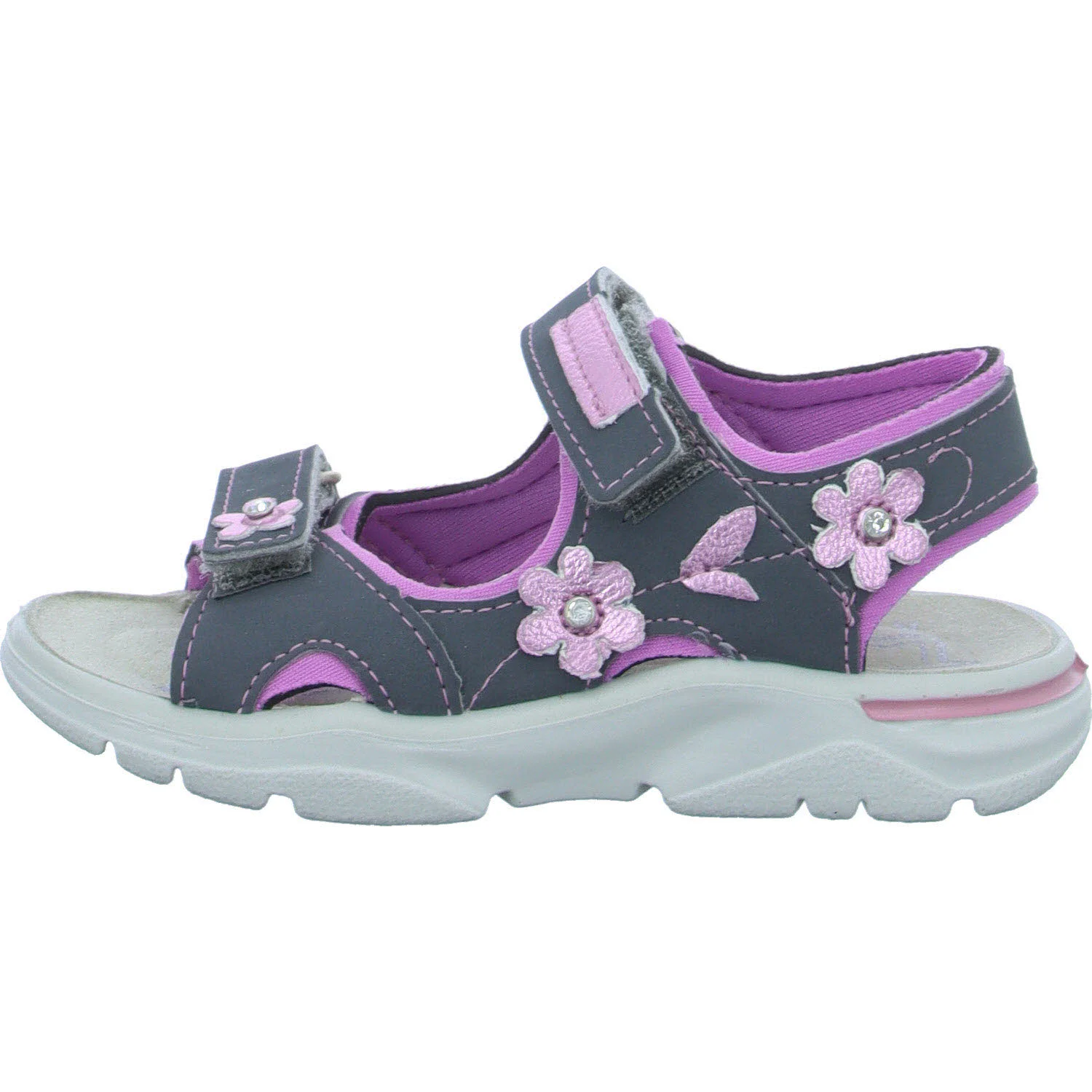Element 6 von 8 (Bild) – Ricosta Kinder Sandalen 50 6701000/450 Carmen graphit/rosada WMS mittel