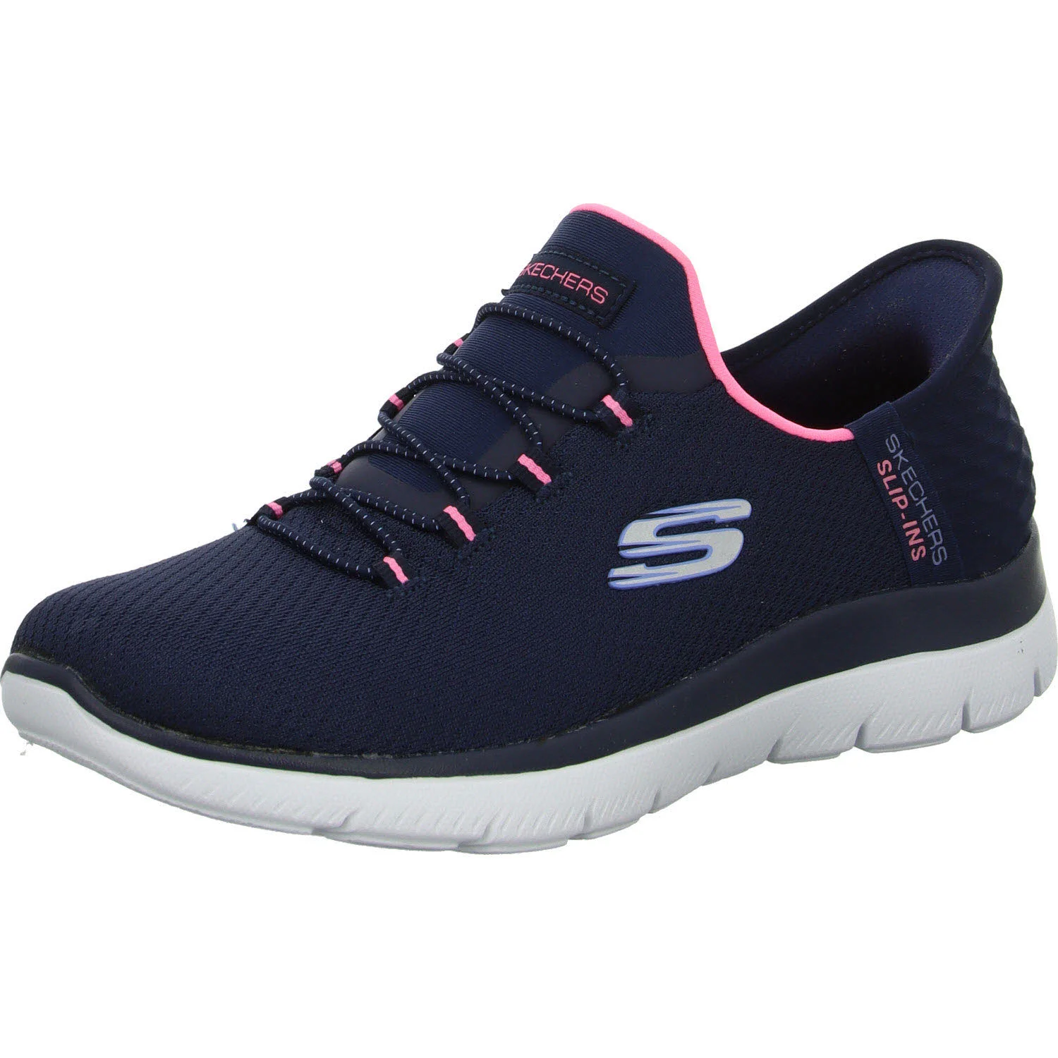 Element 2 von 8 (Bild) – Skechers Damen Slipper 150123 NVPK Summits - Diamond Dream navy/pink normal