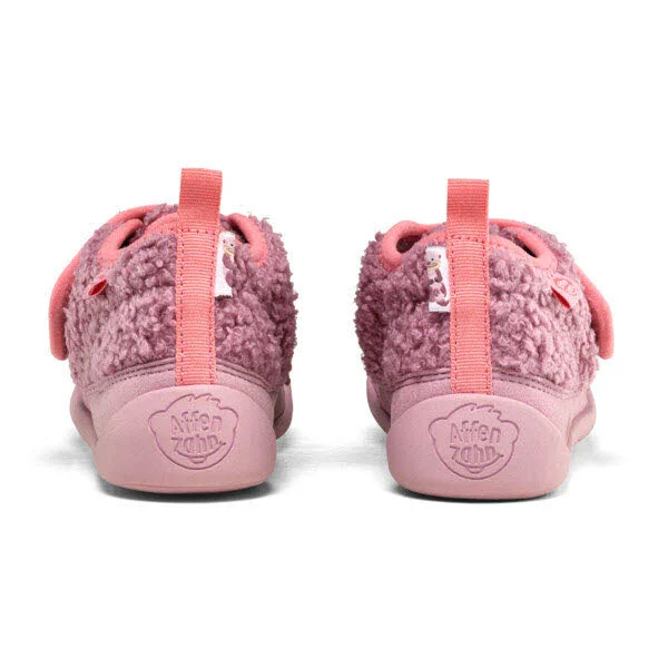 Affenzahn Kinder Hausschuhe 01492-40176 Hausschuh Vegan Fleecy Otter pink,lila normal